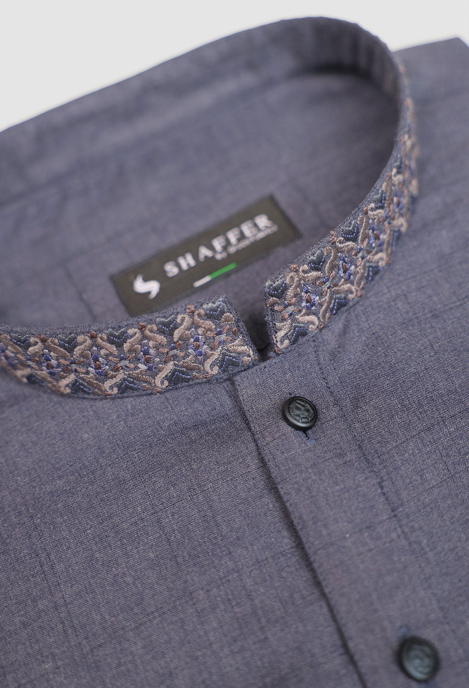 BARMATIC - D-GREY KAMEEZ SHALWAR