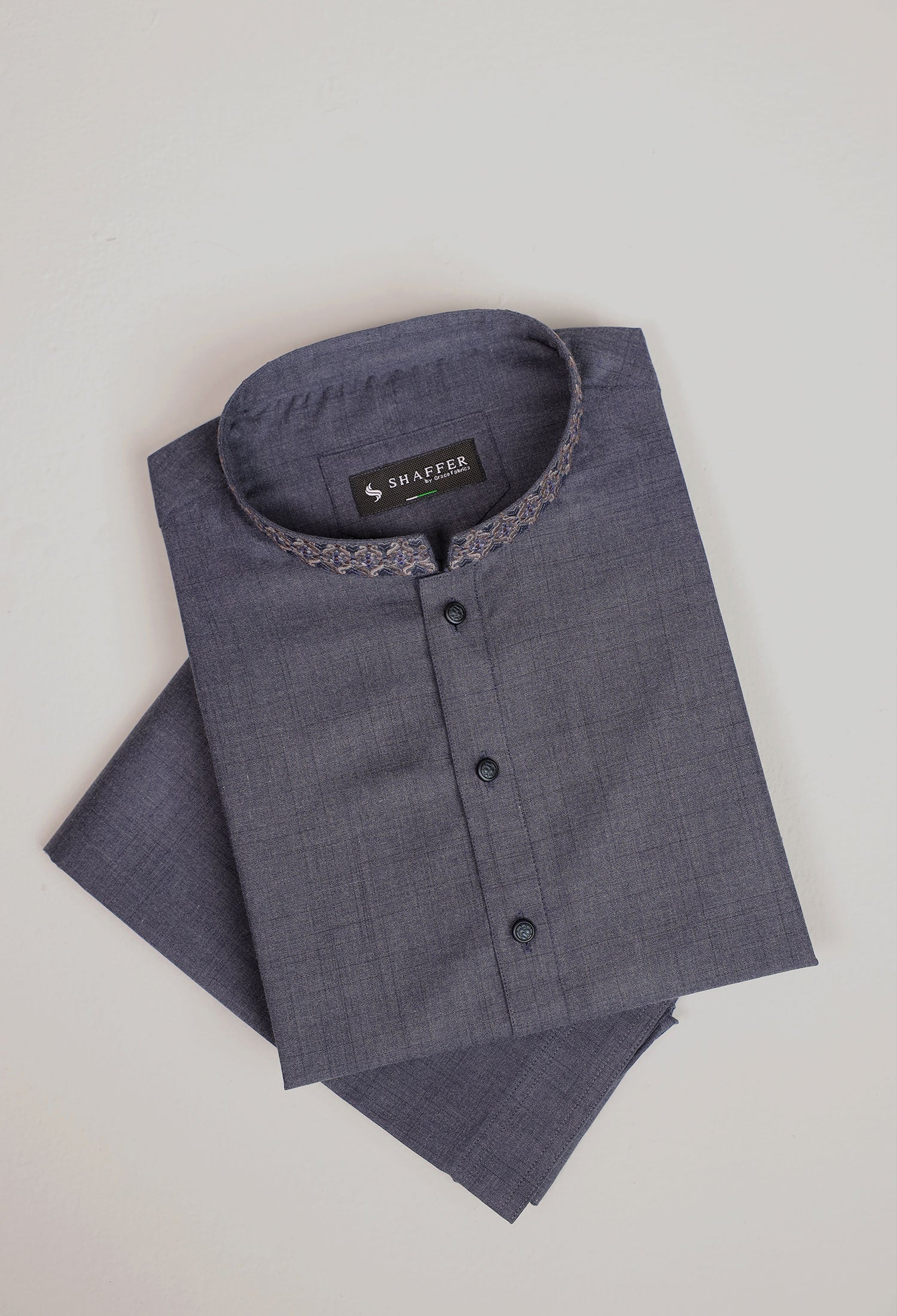 BARMATIC - D-GREY KAMEEZ SHALWAR