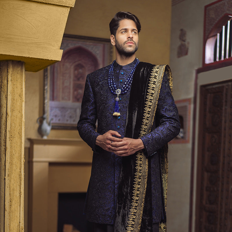 PEARL SAPPHIRE Sherwani