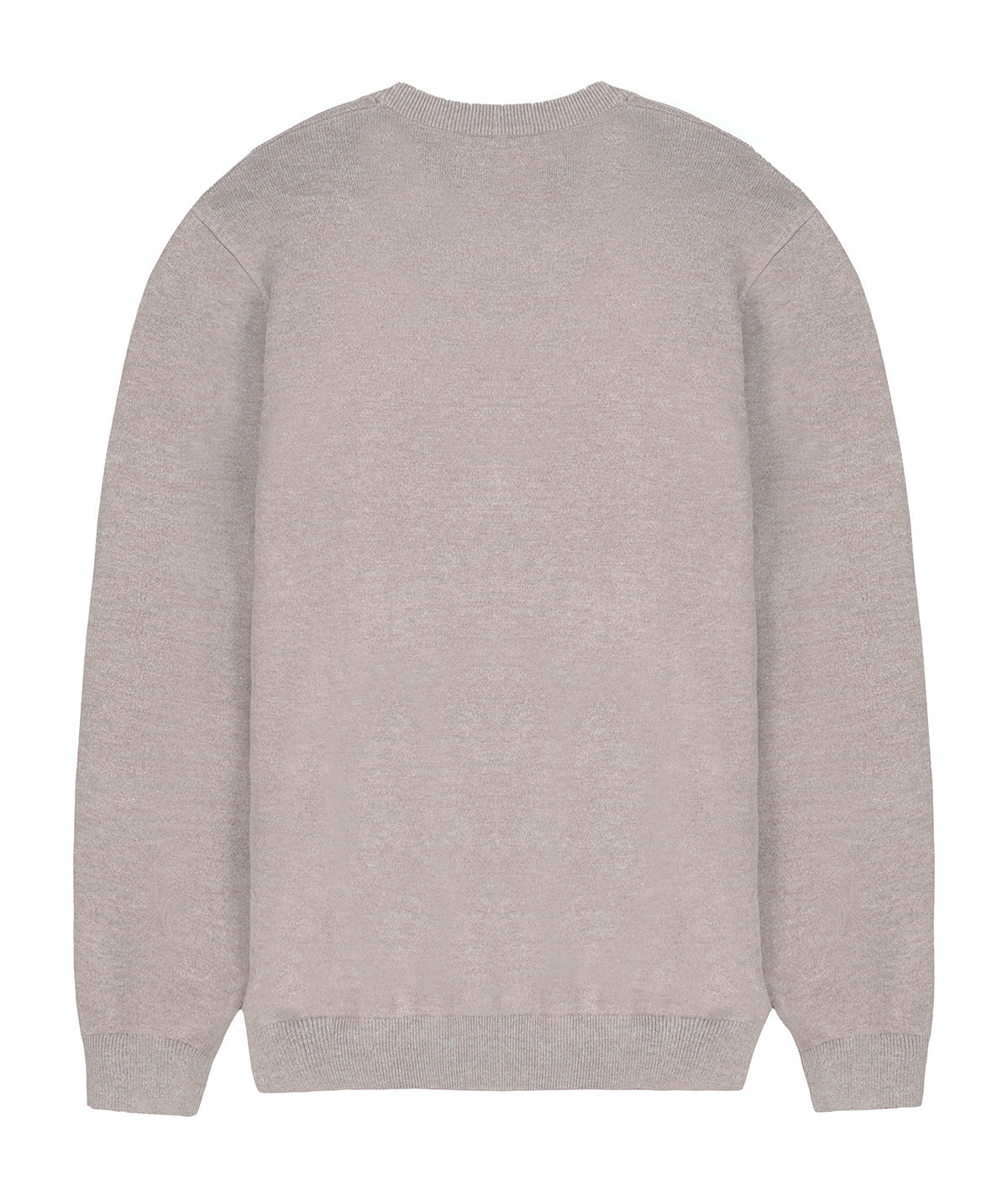 Khaki Mélange Crew Neck Sweater