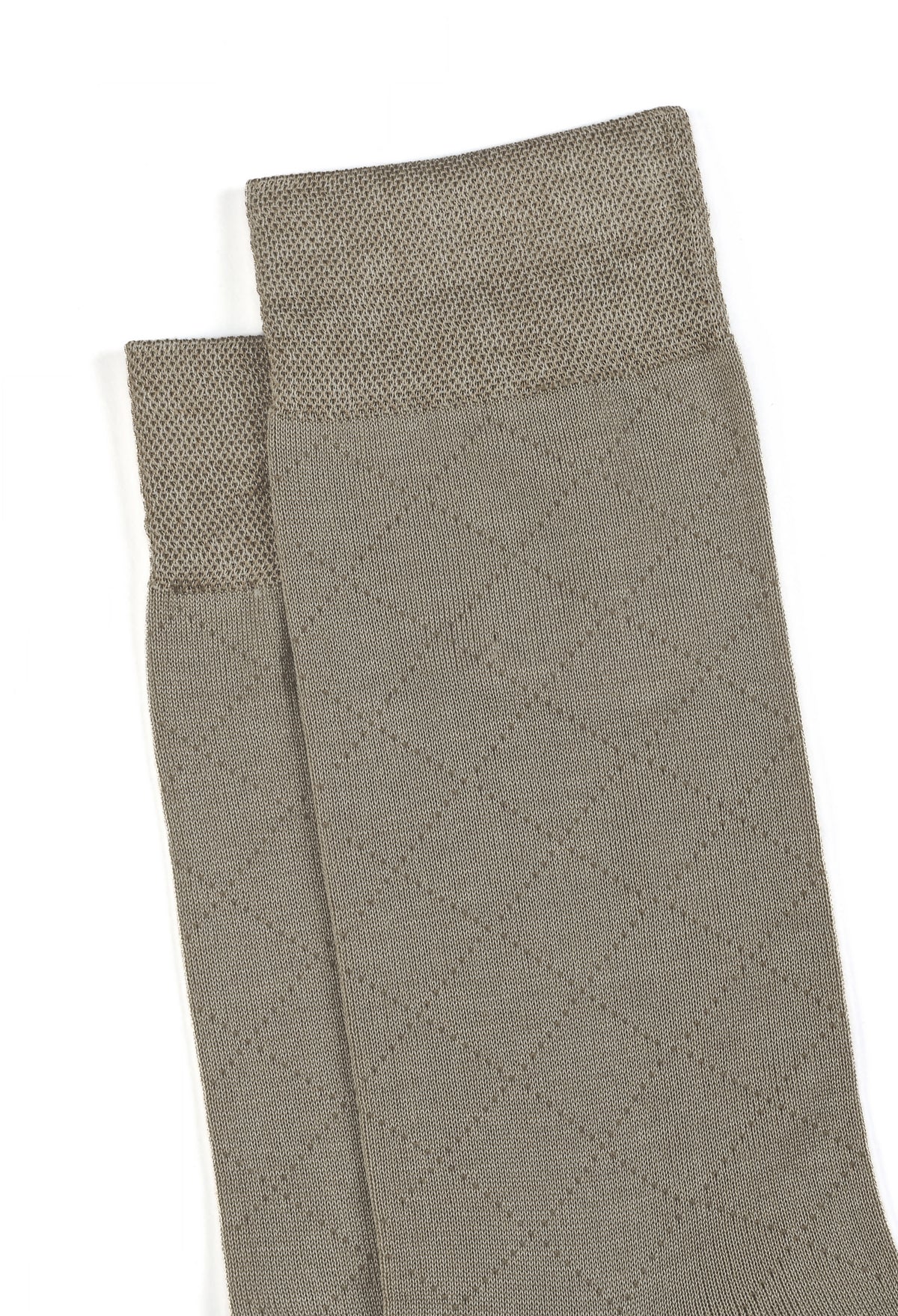 Light Beige Mercerized Socks