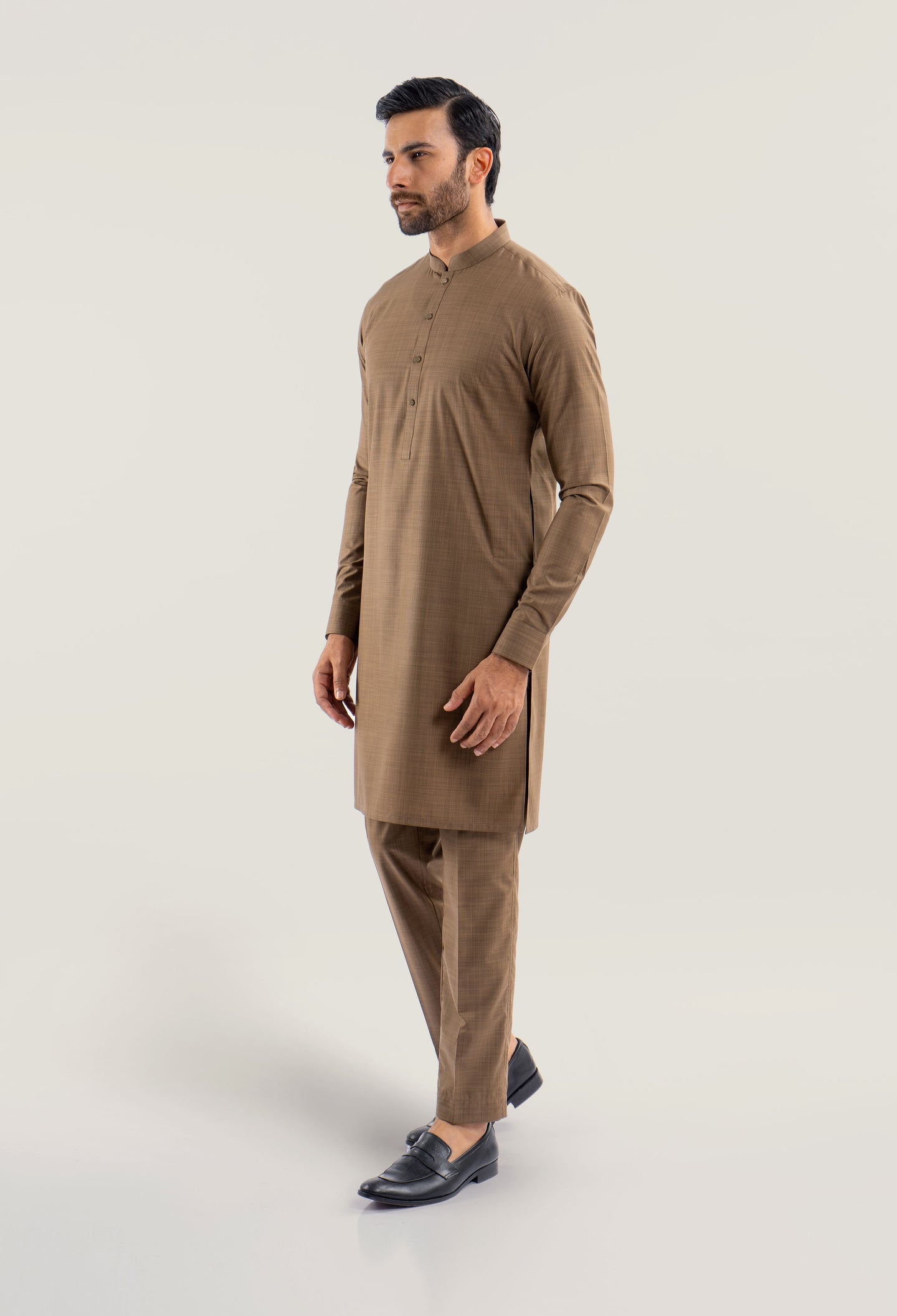 Baker Brown Kurta Pajama (GPS-000120)