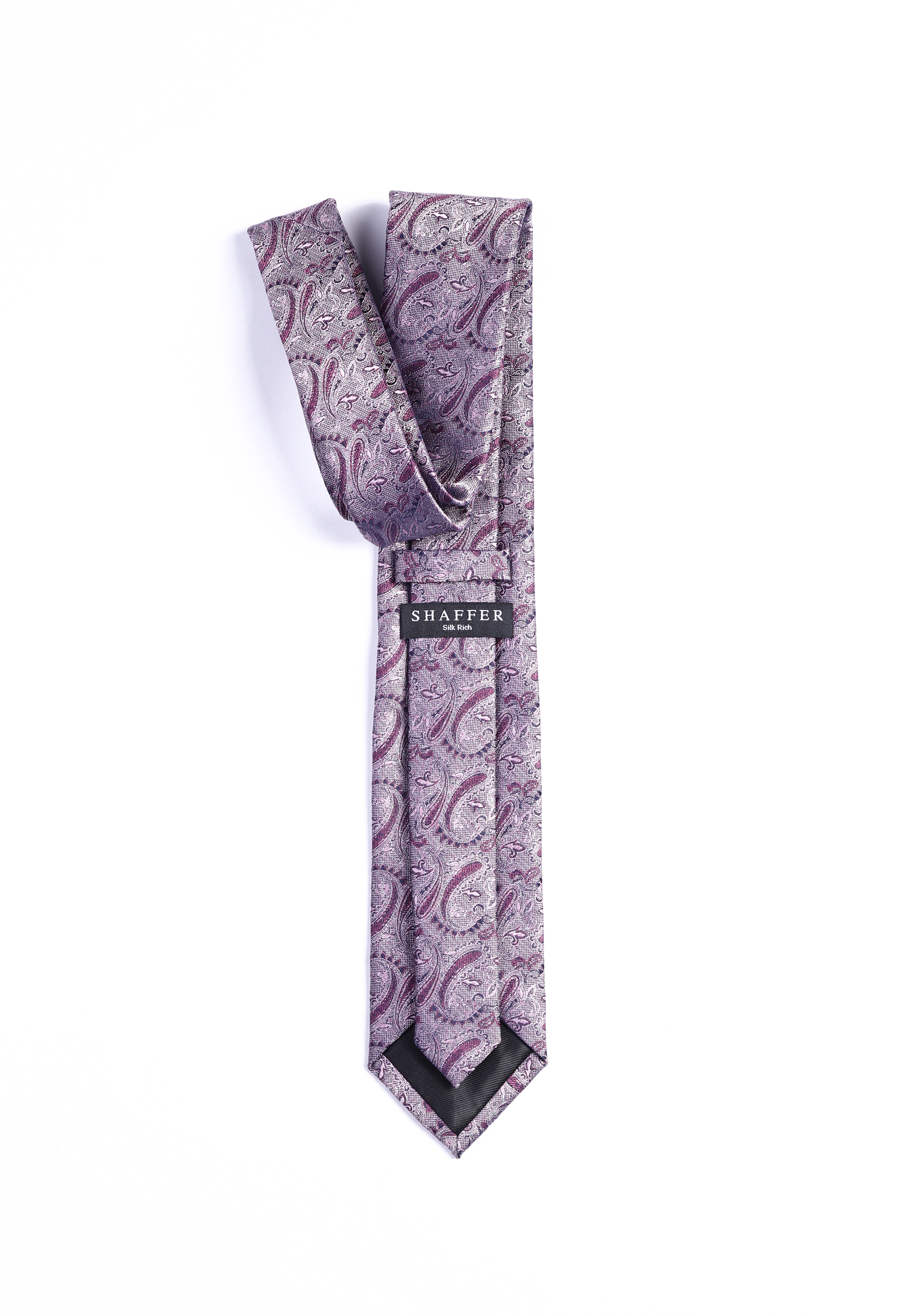 Lavender Purple Paisley Tie