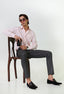 Pastel Pink Cotton Formal Shirt