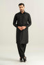 Carbon Black Detailing Kameez Shalwar
