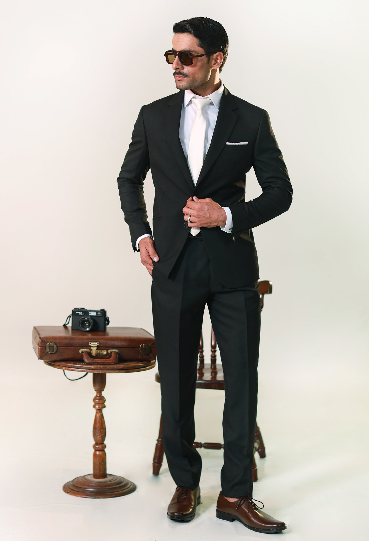 Anchor Grey Two Piece Suit