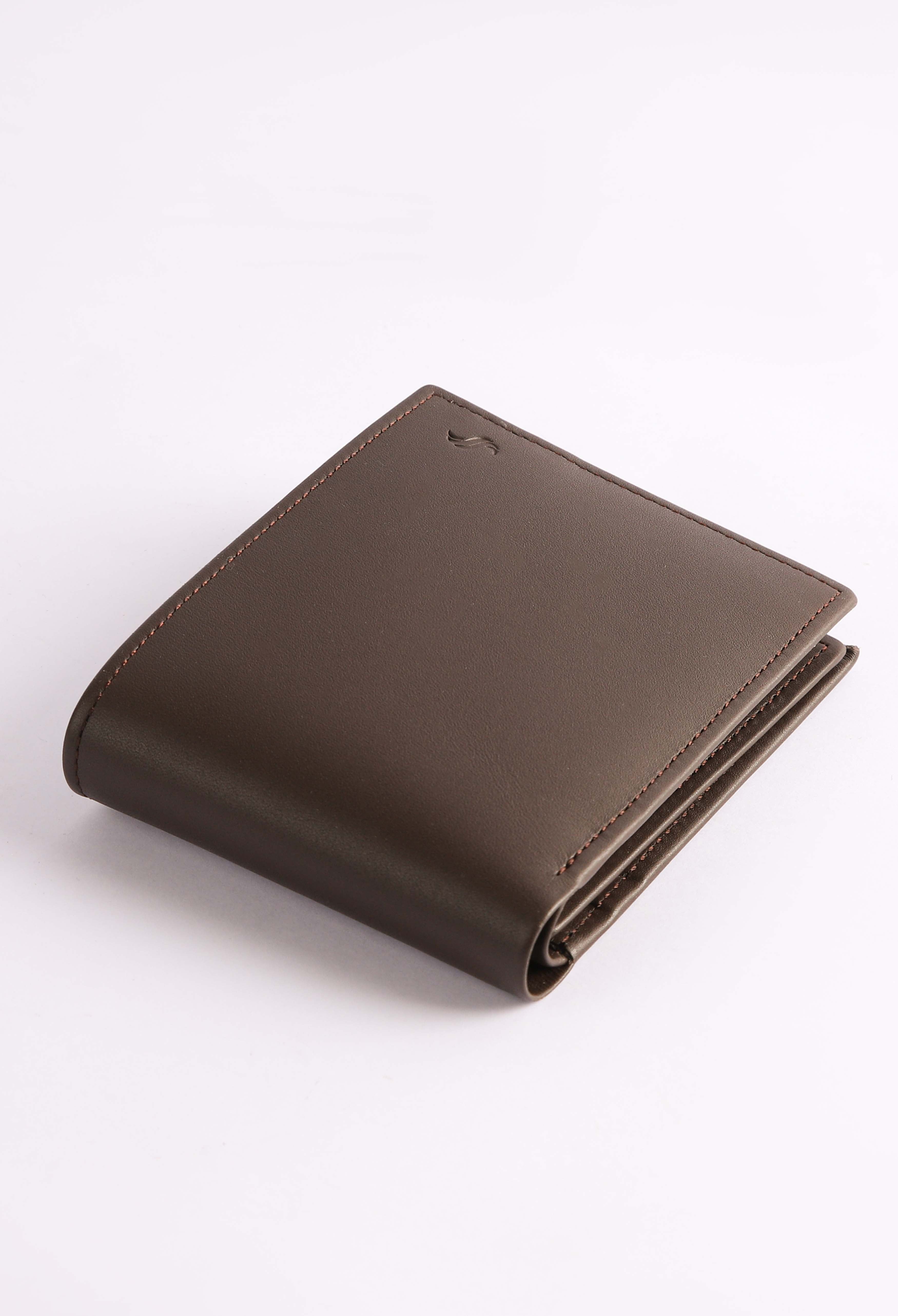 Coffee Brown Pure Leather Wallet (WL-000016)