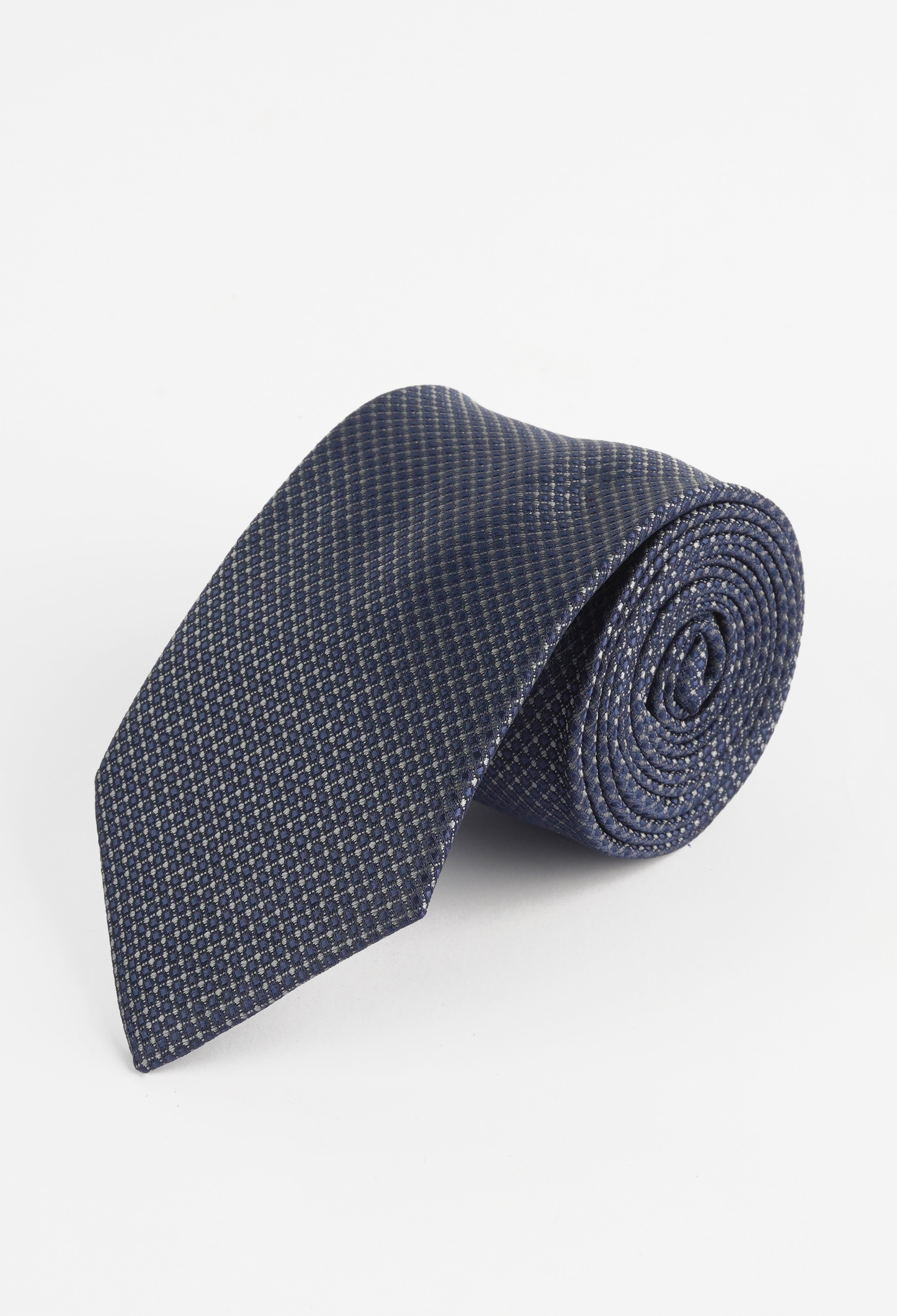 Deep Blue Texture Tie