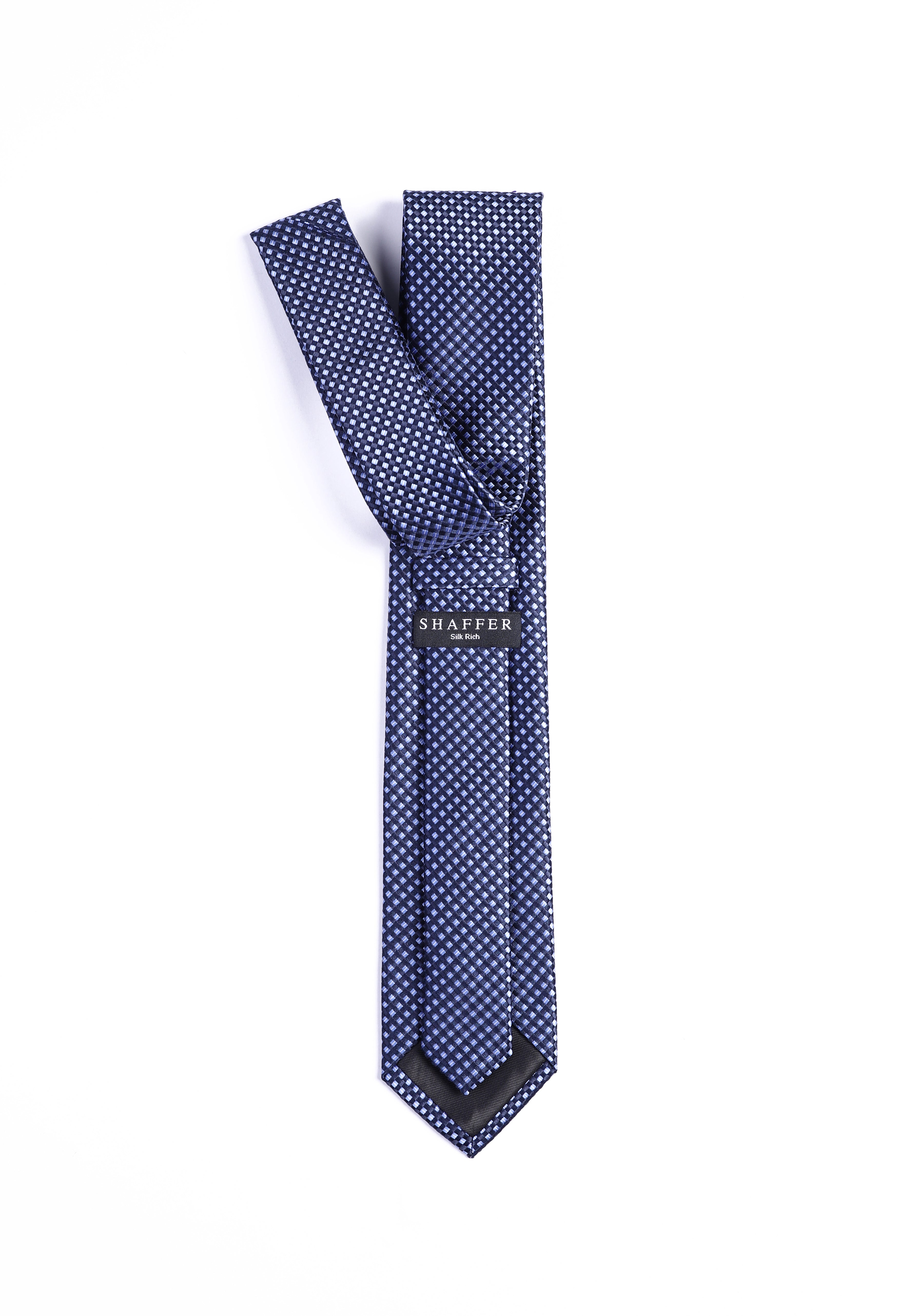 Cobalt Blue Doted Tie
