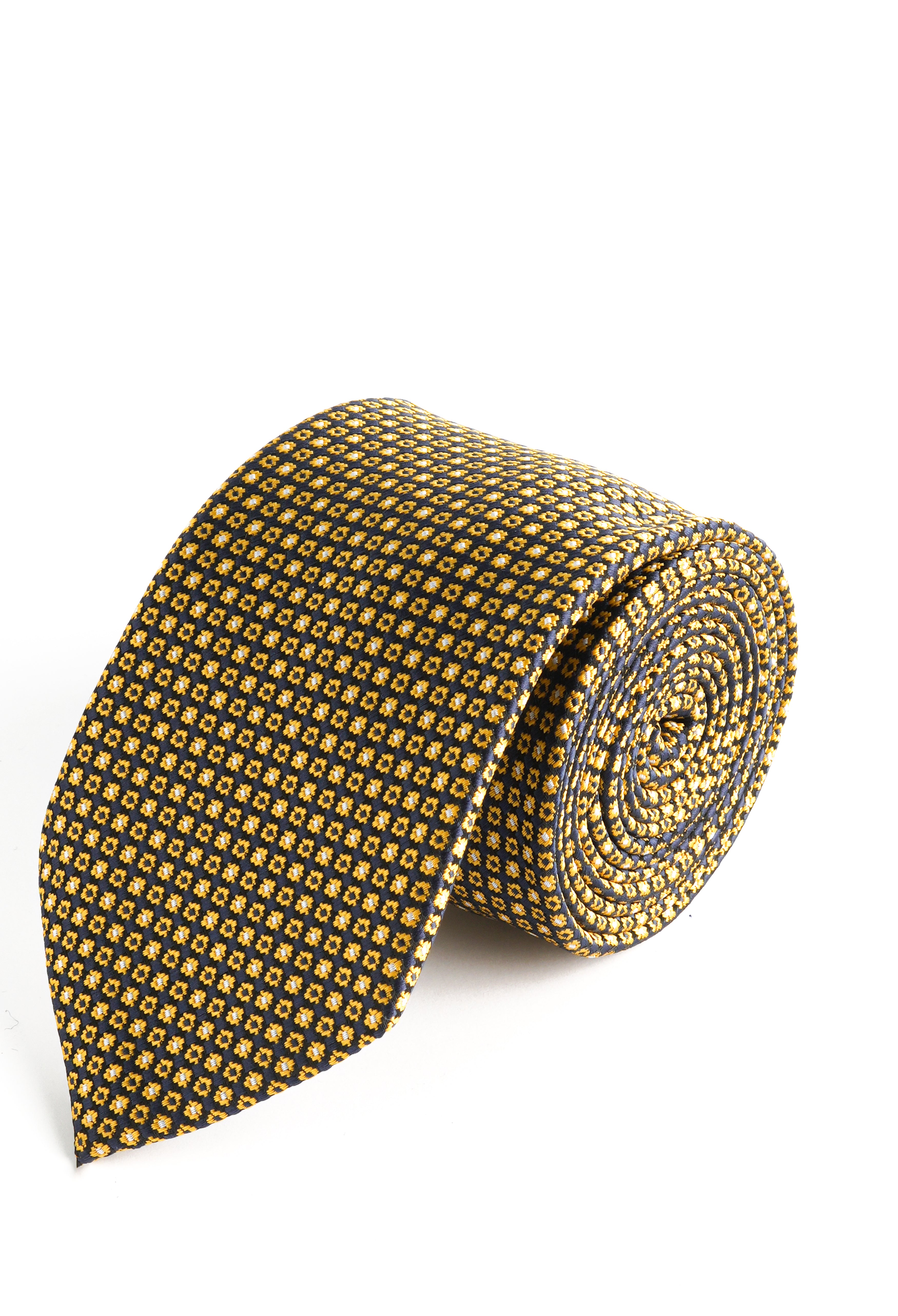 Mustard Yellow Square Tie