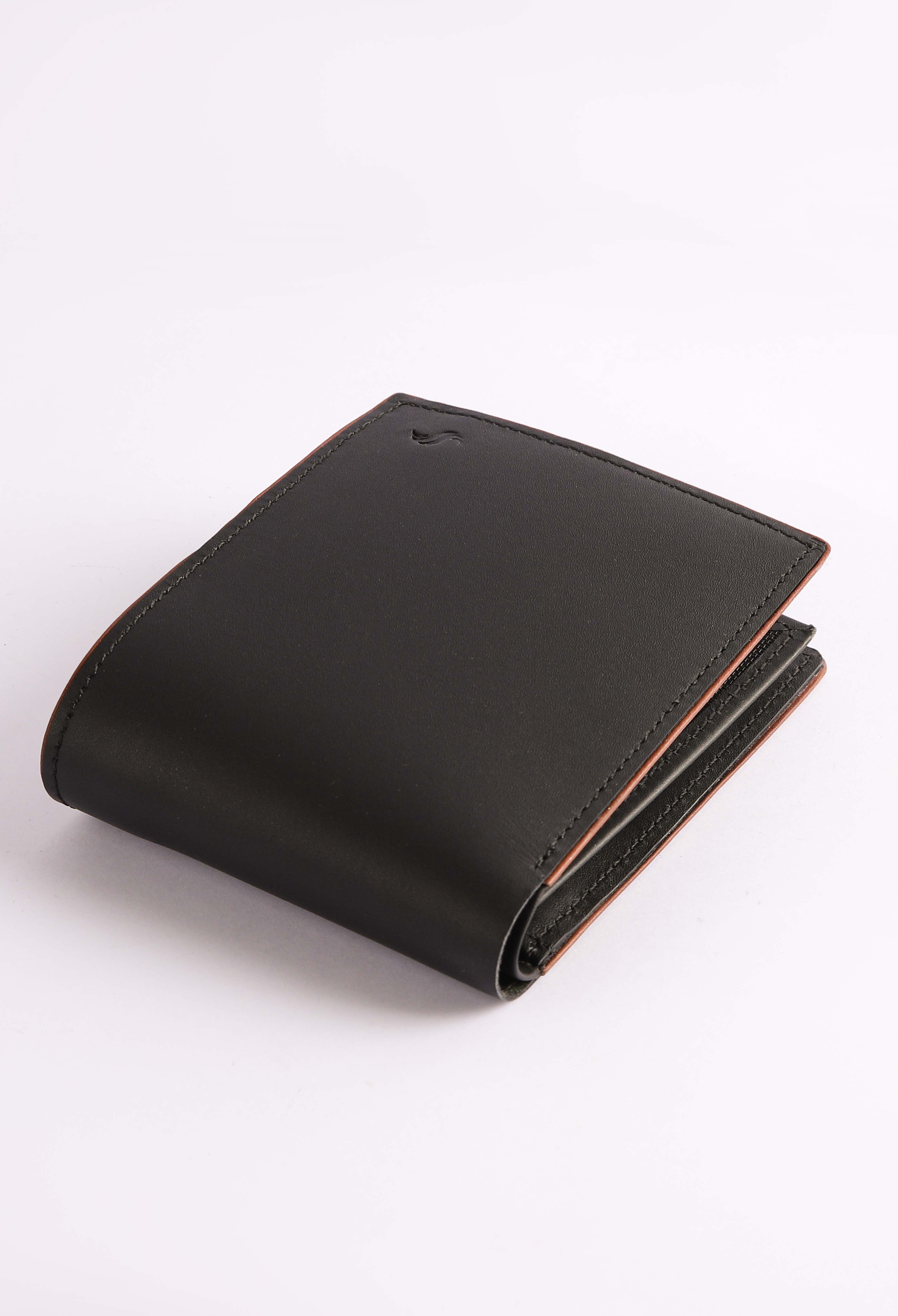 Onyx Black Pure Leather Wallet (WL-000015)