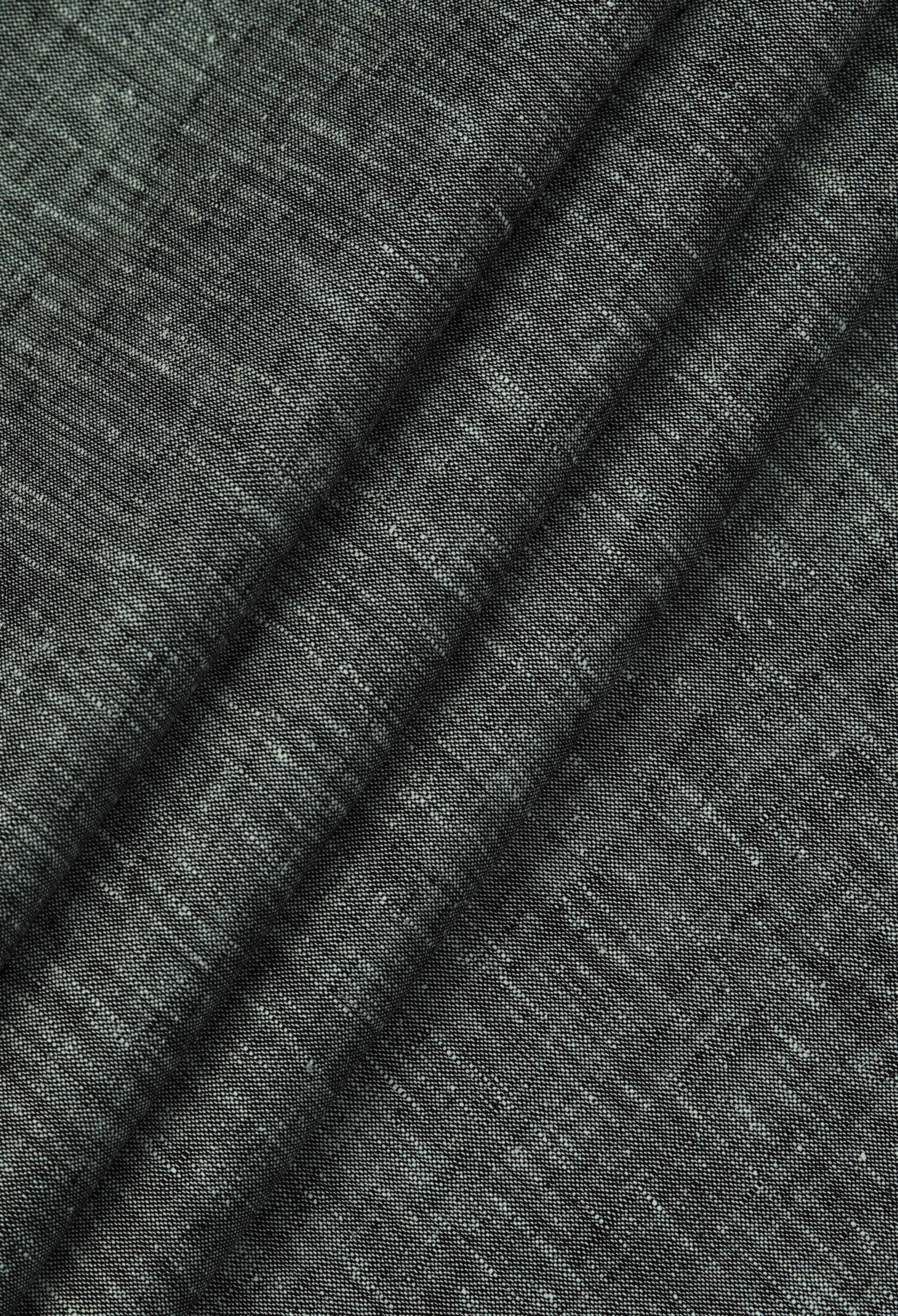 Charcoal Grey linen