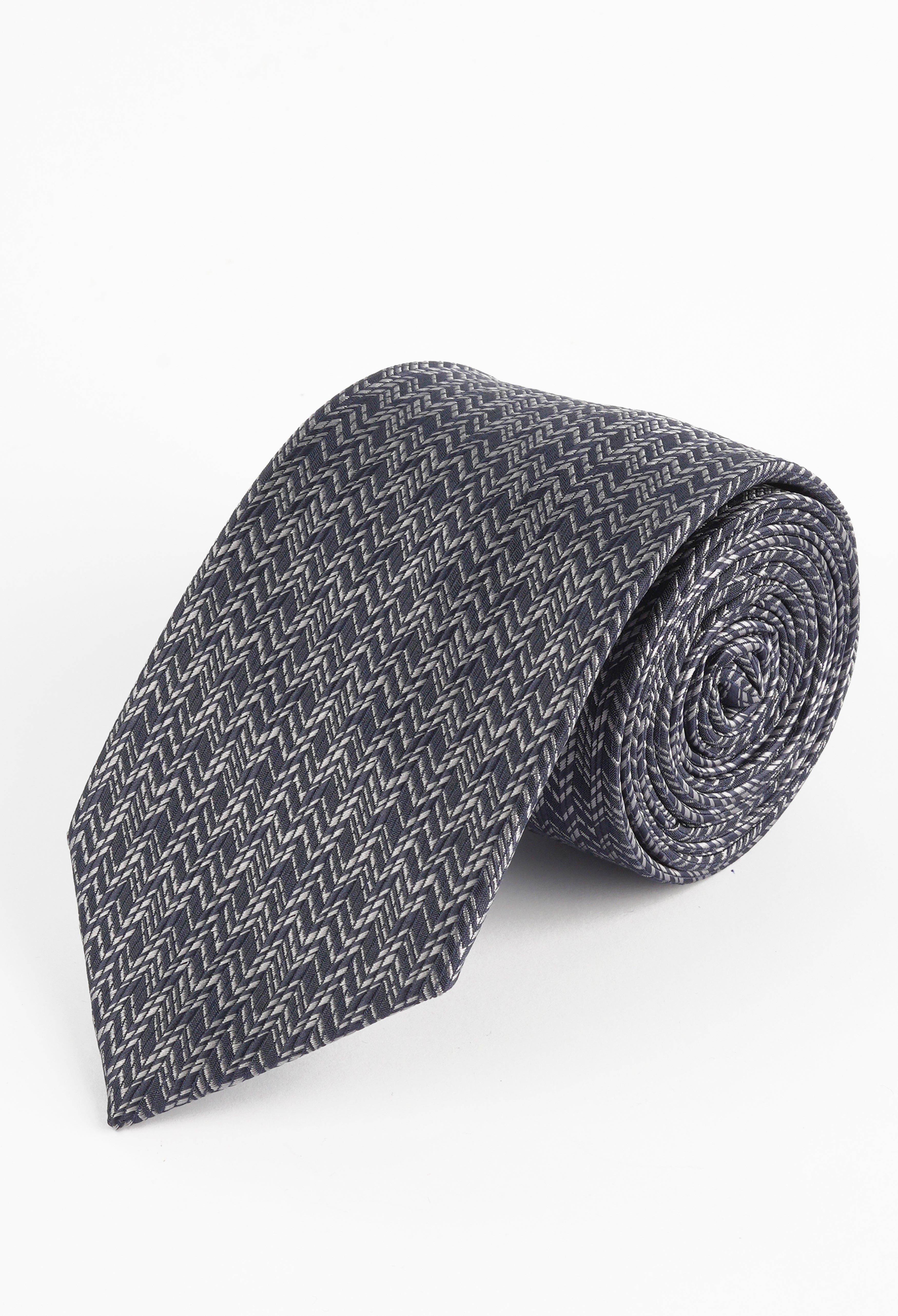 French Navy Wavey Surface Tie