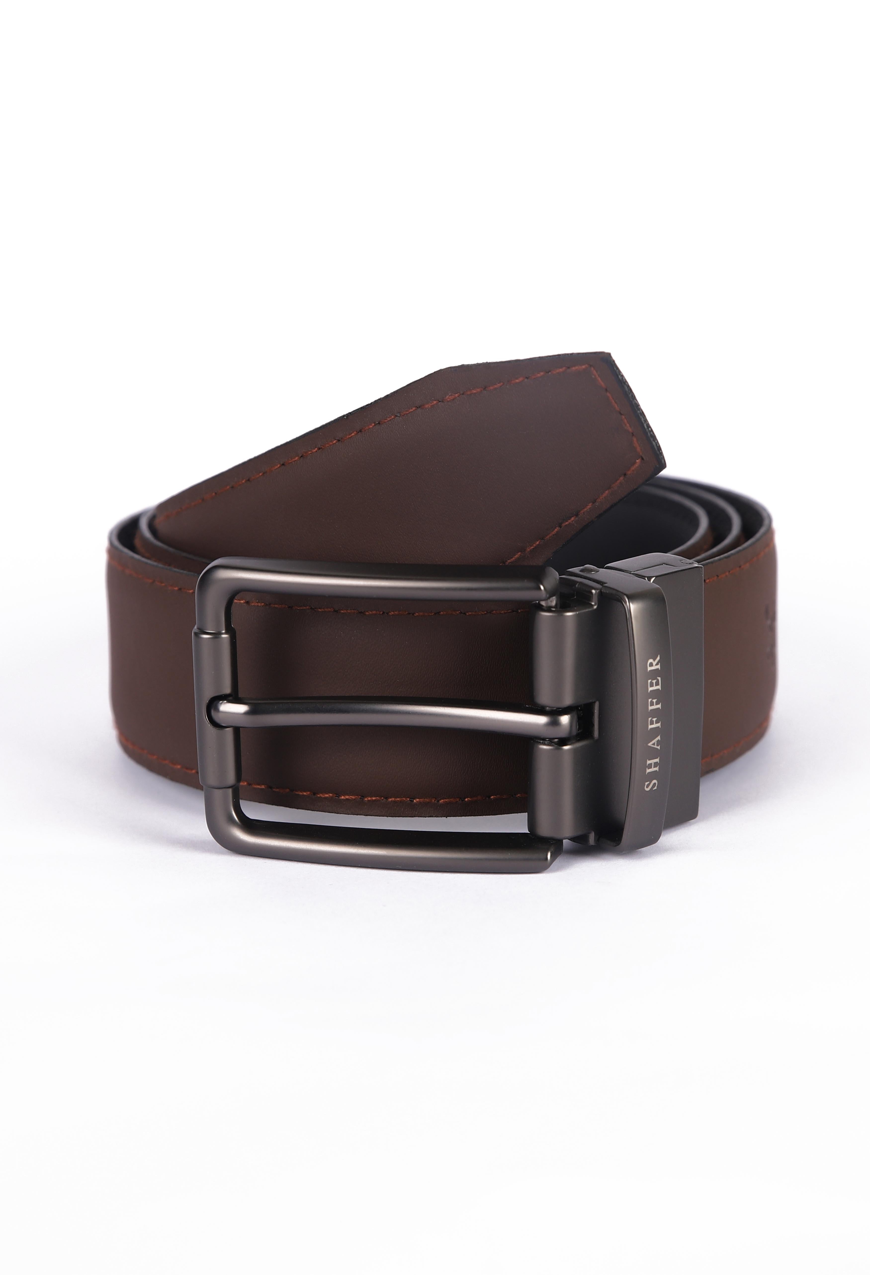 Penny Brown PU Leather Belt