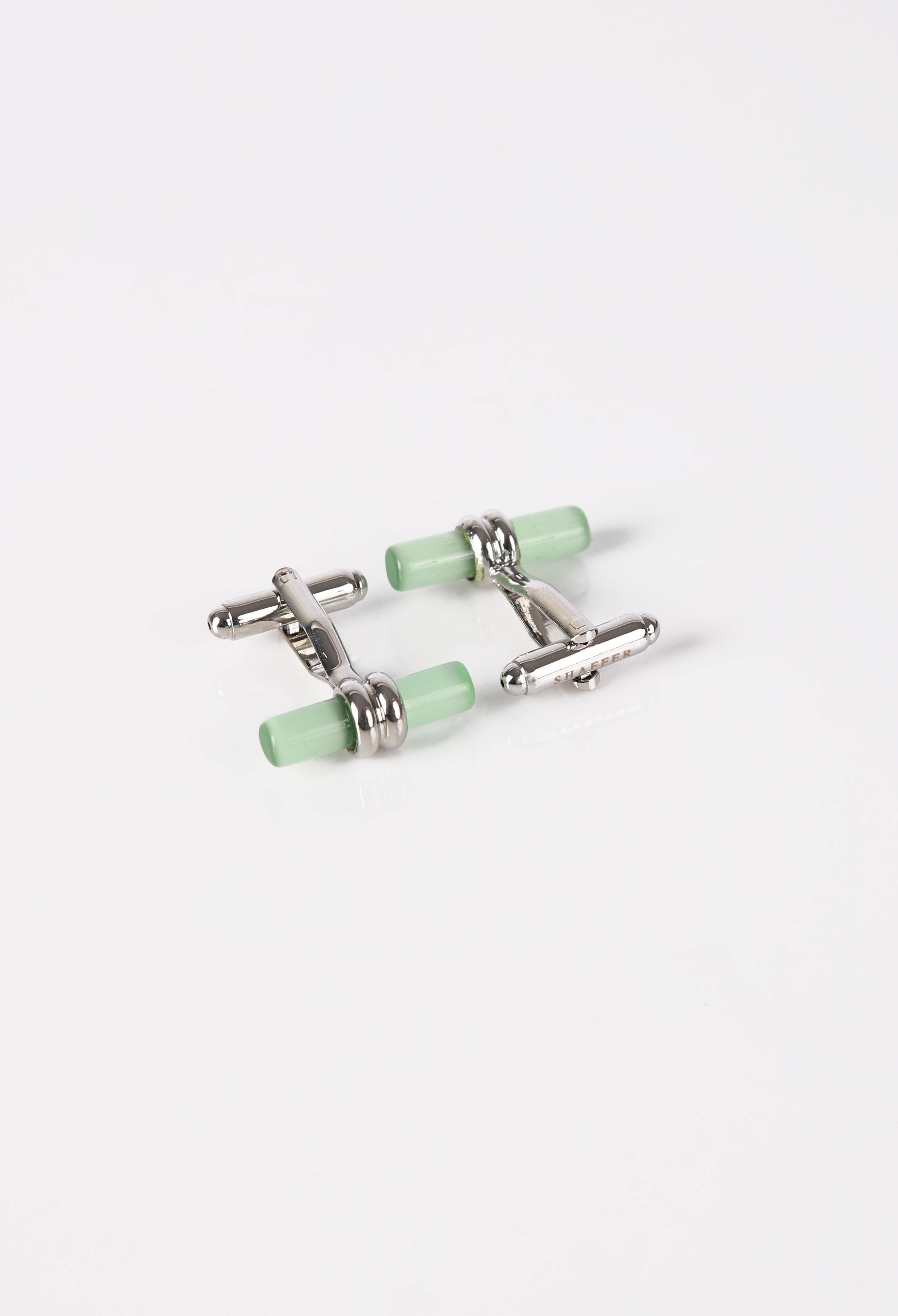 Pastel Green Capsole Cufflink (CFL-000061)