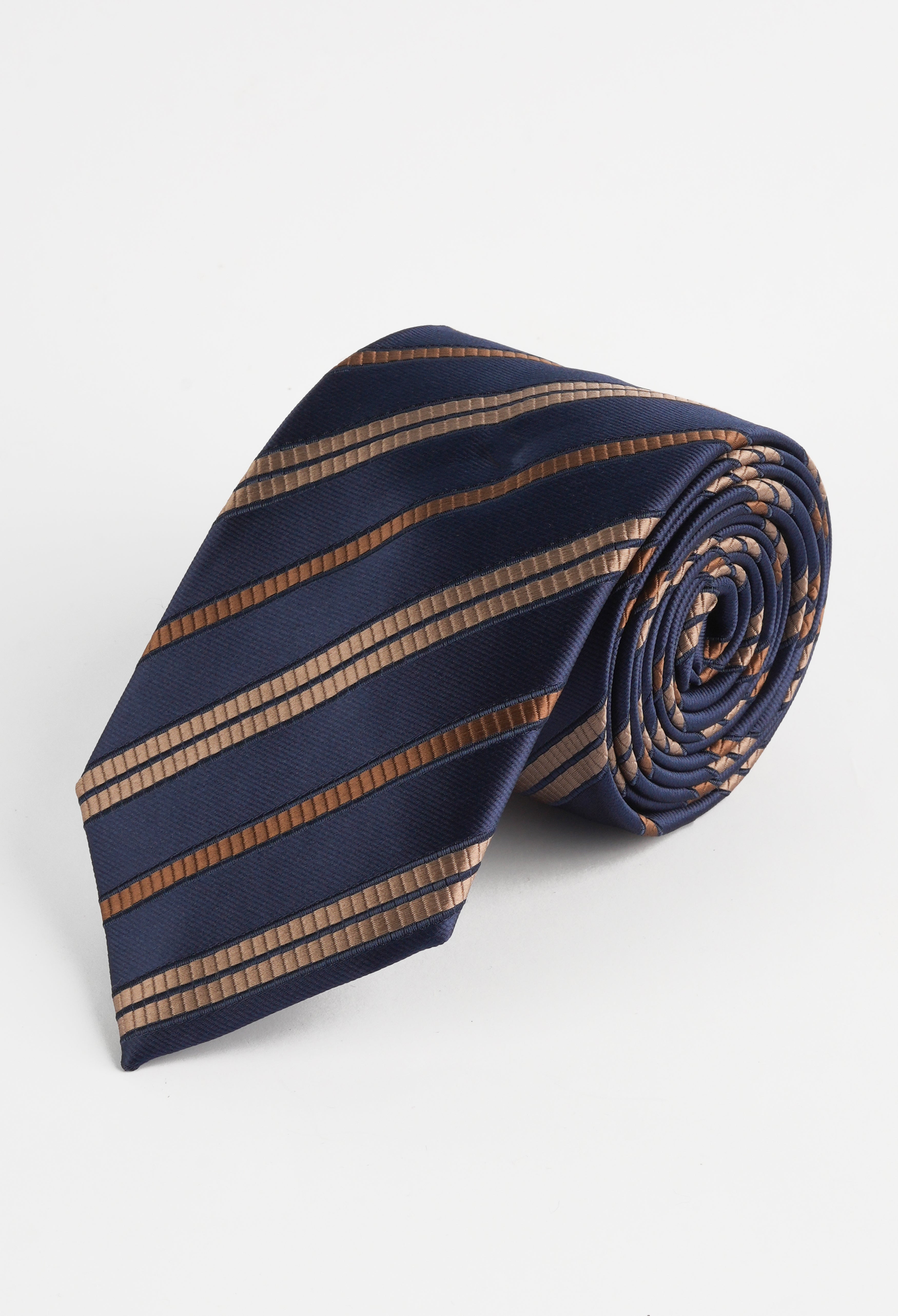 Space Blue Diagonal Stripes Tie