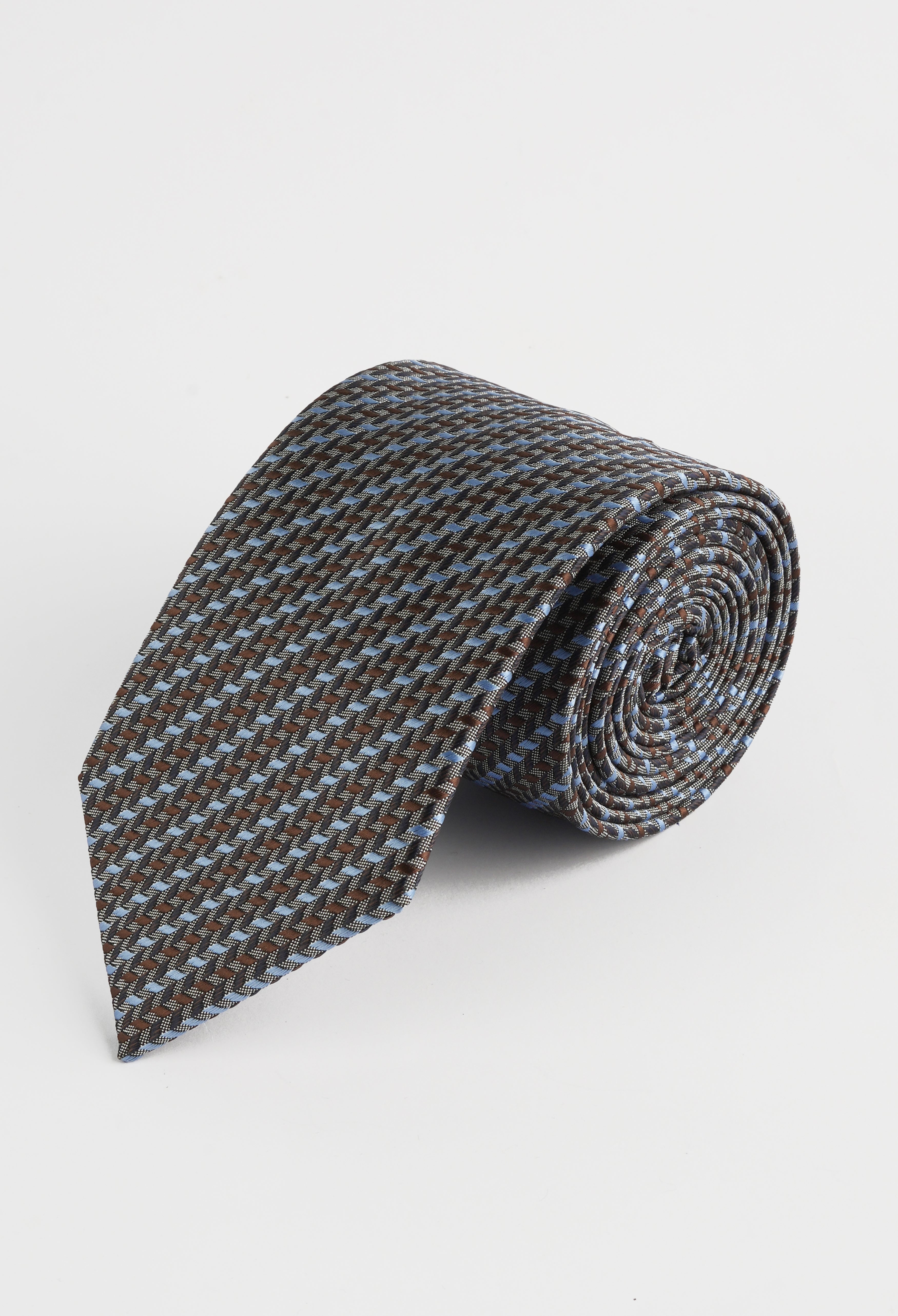 Blue Line Brown Rob Tie