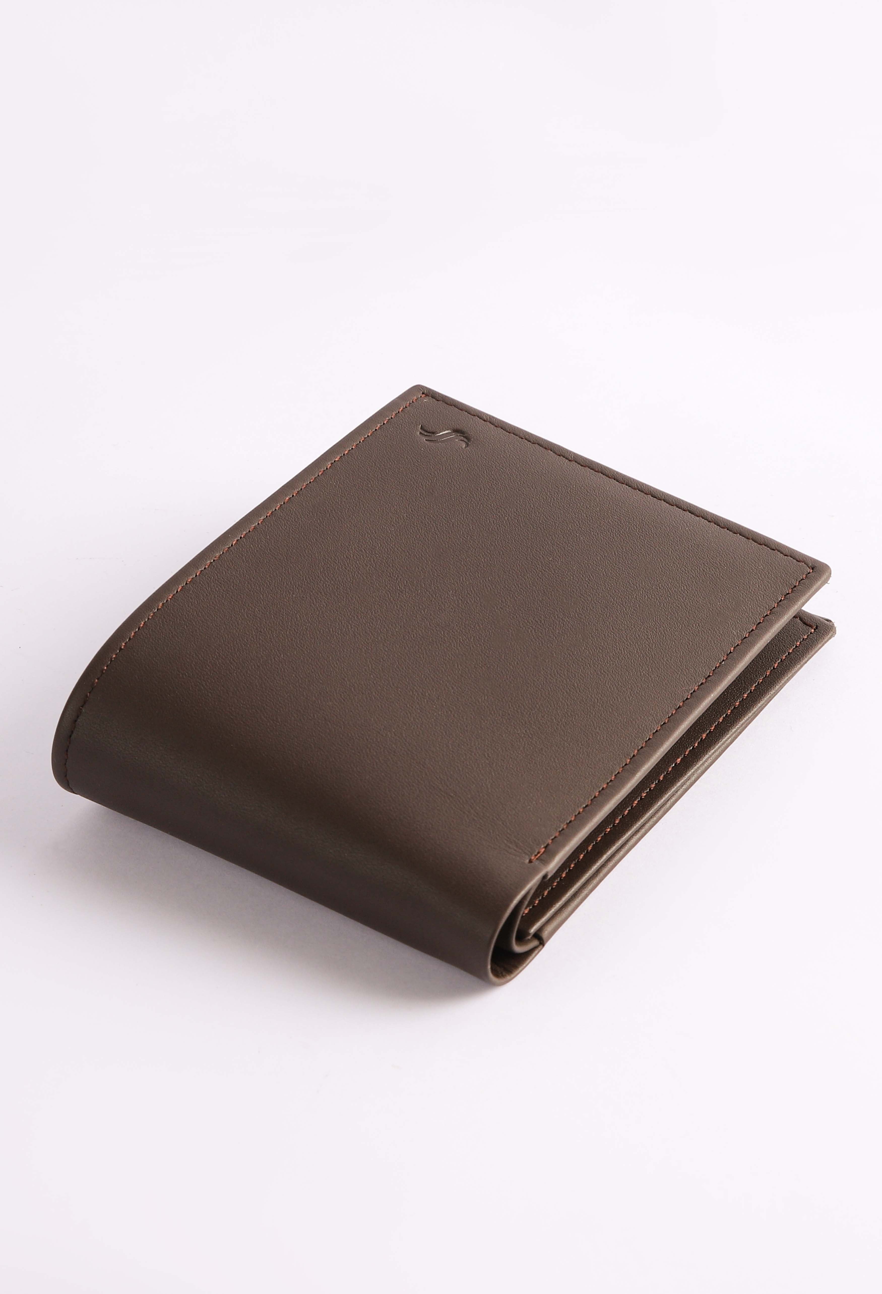 Carob Brown Pure Leather Wallet (WL-000017)