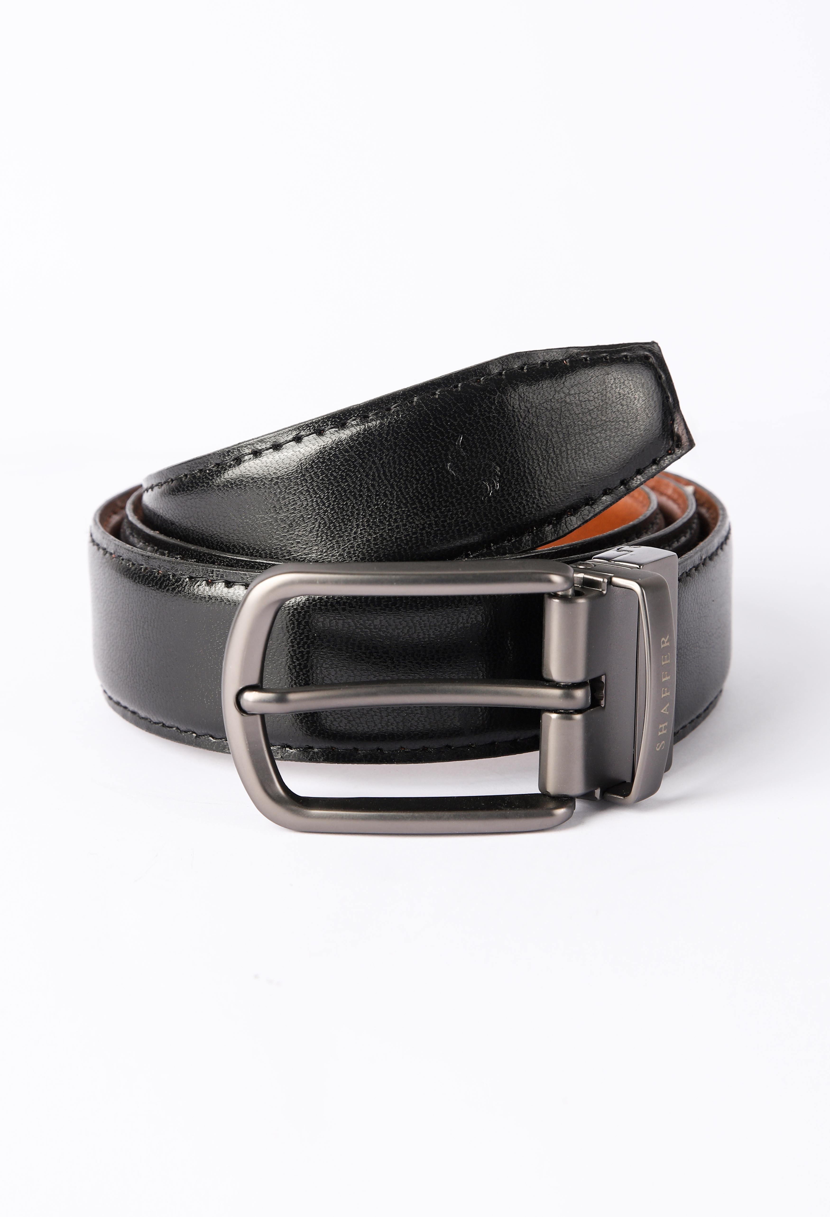 Tawny Brown PU Leather Belt