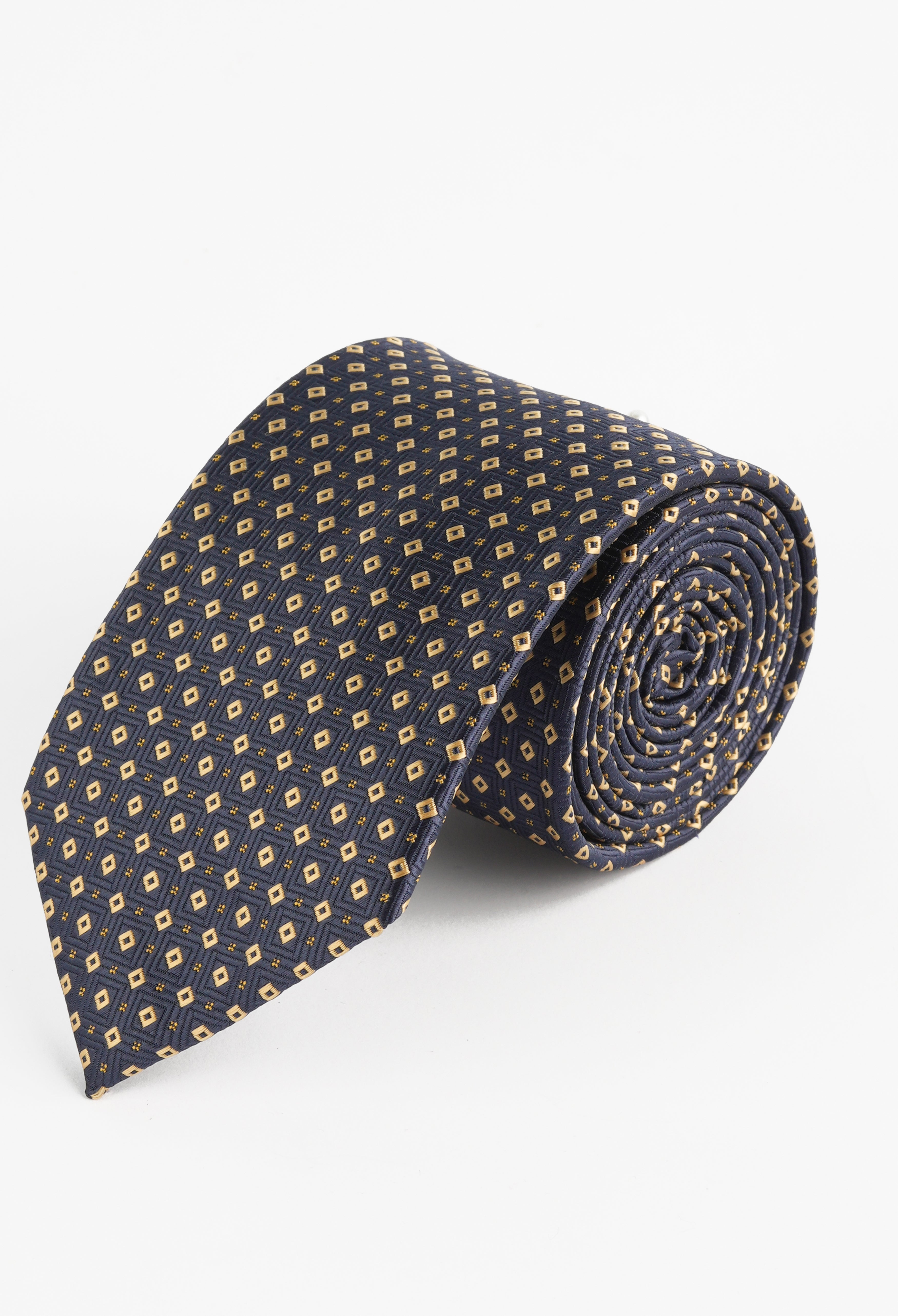 Navy Blue Small Square Tie