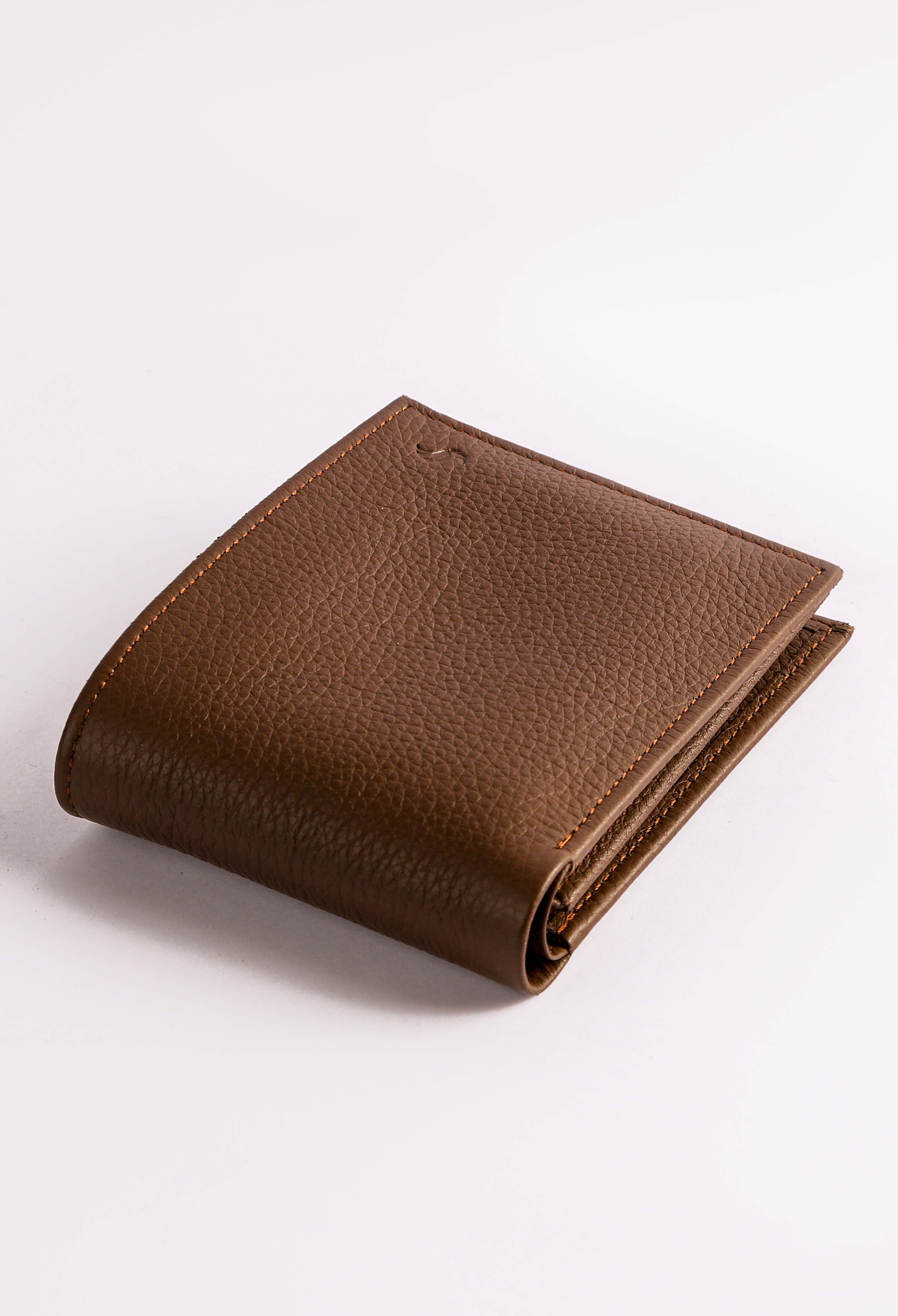 Walnut Brown Pure Leather Wallet (WL-000018)