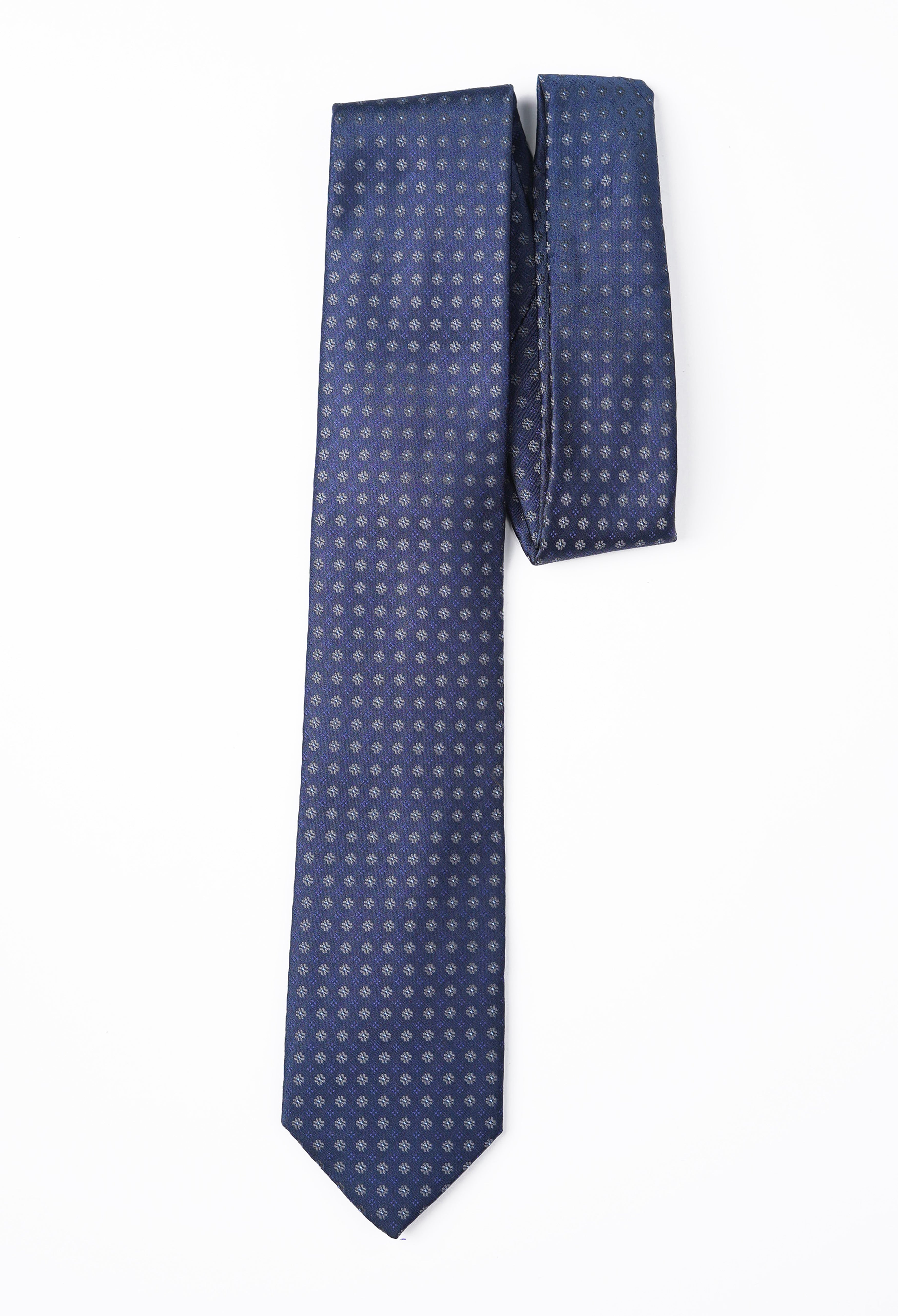 Navy Blue Diagonal Blue Tie