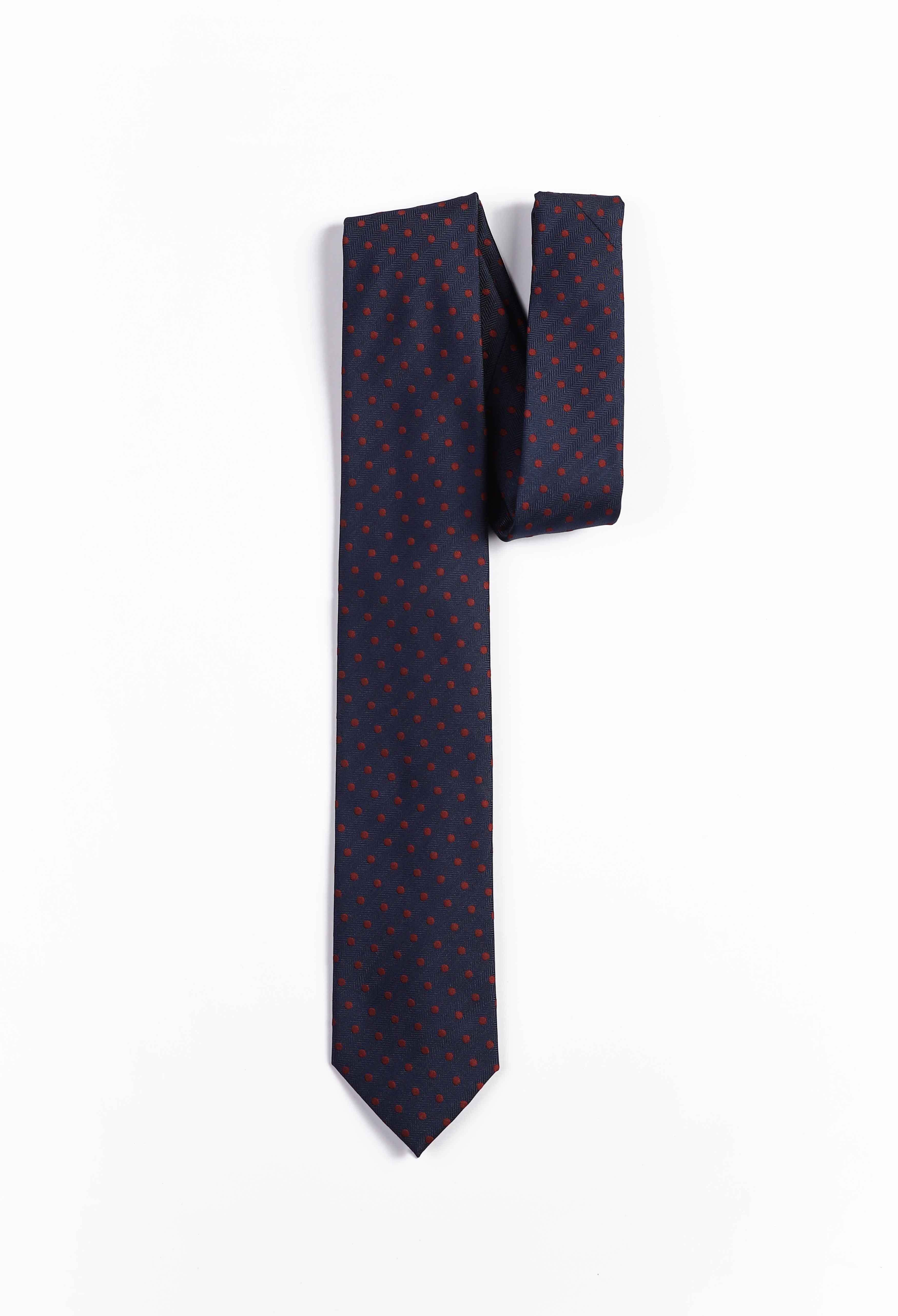 England Blue Doted Tie