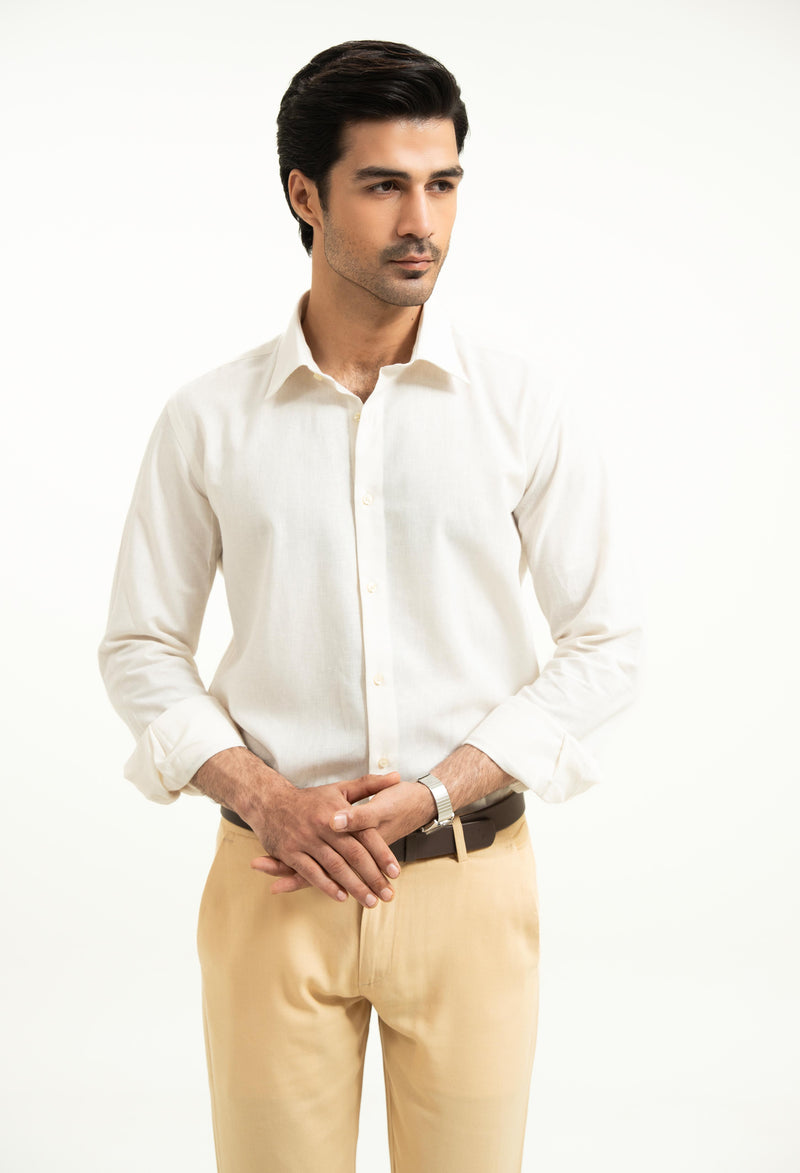 Off White Linen Shirt