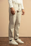 Sand Grey Cotton Trouser