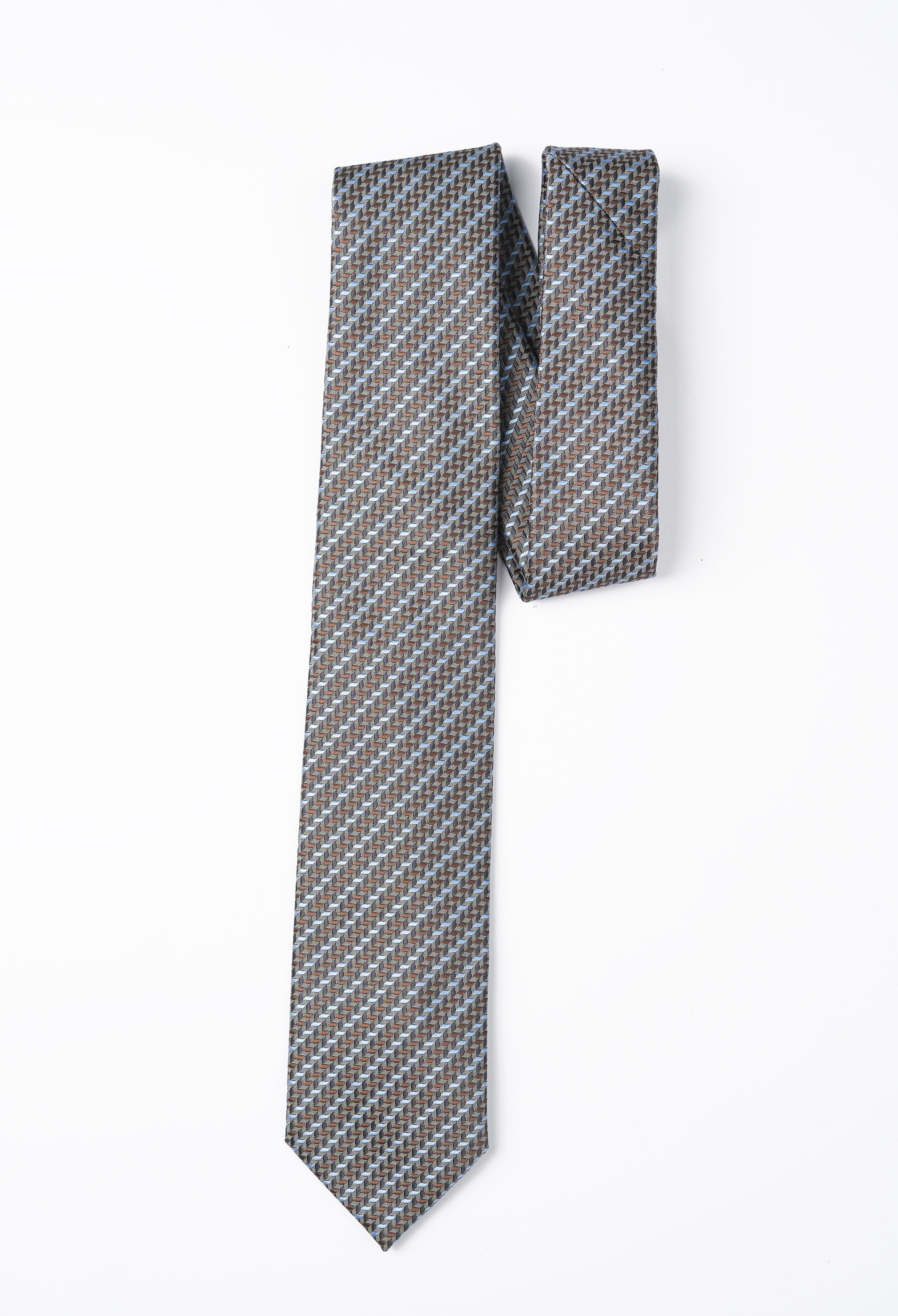 Blue Line Brown Rob Tie