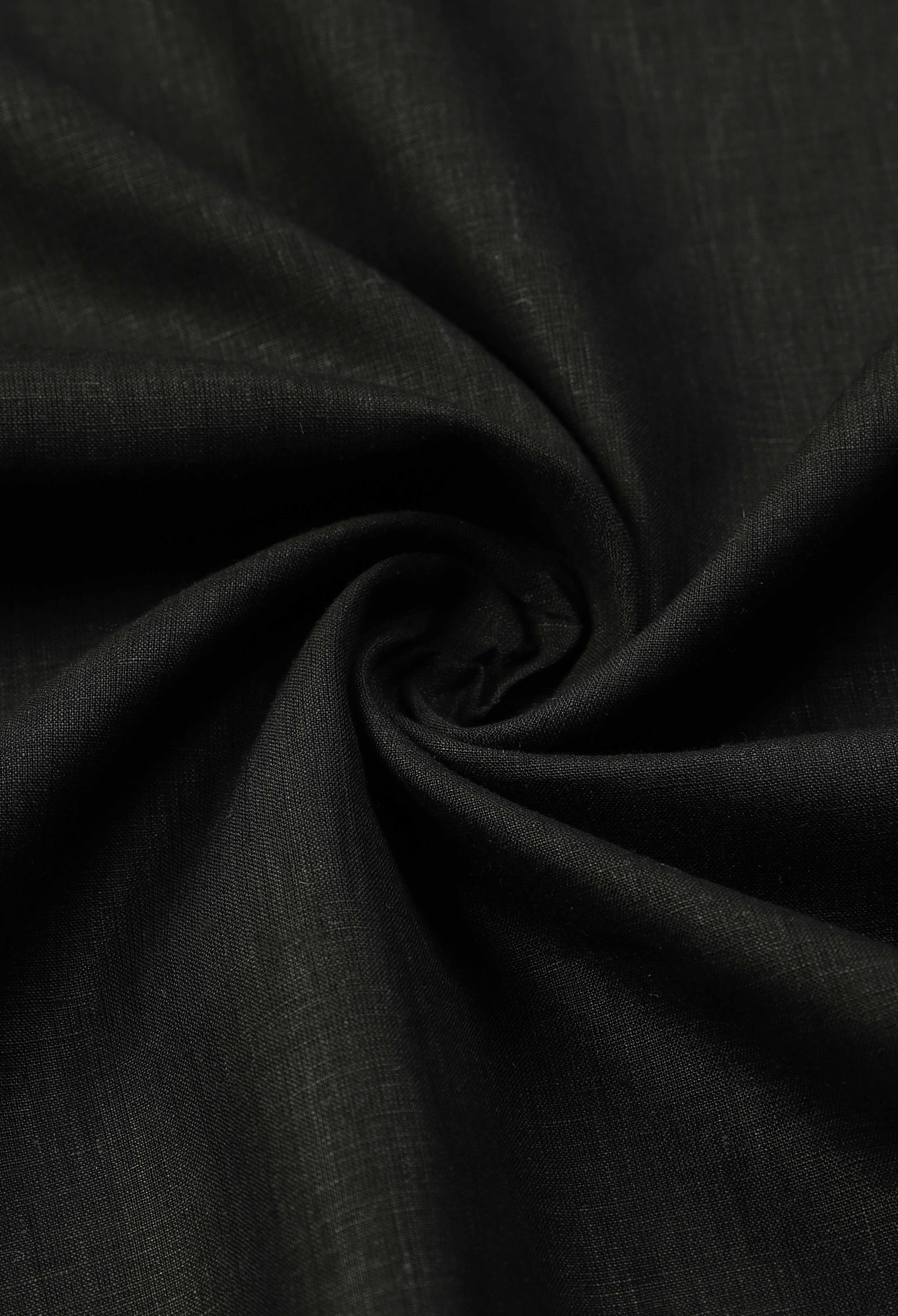 Coal Black Linen