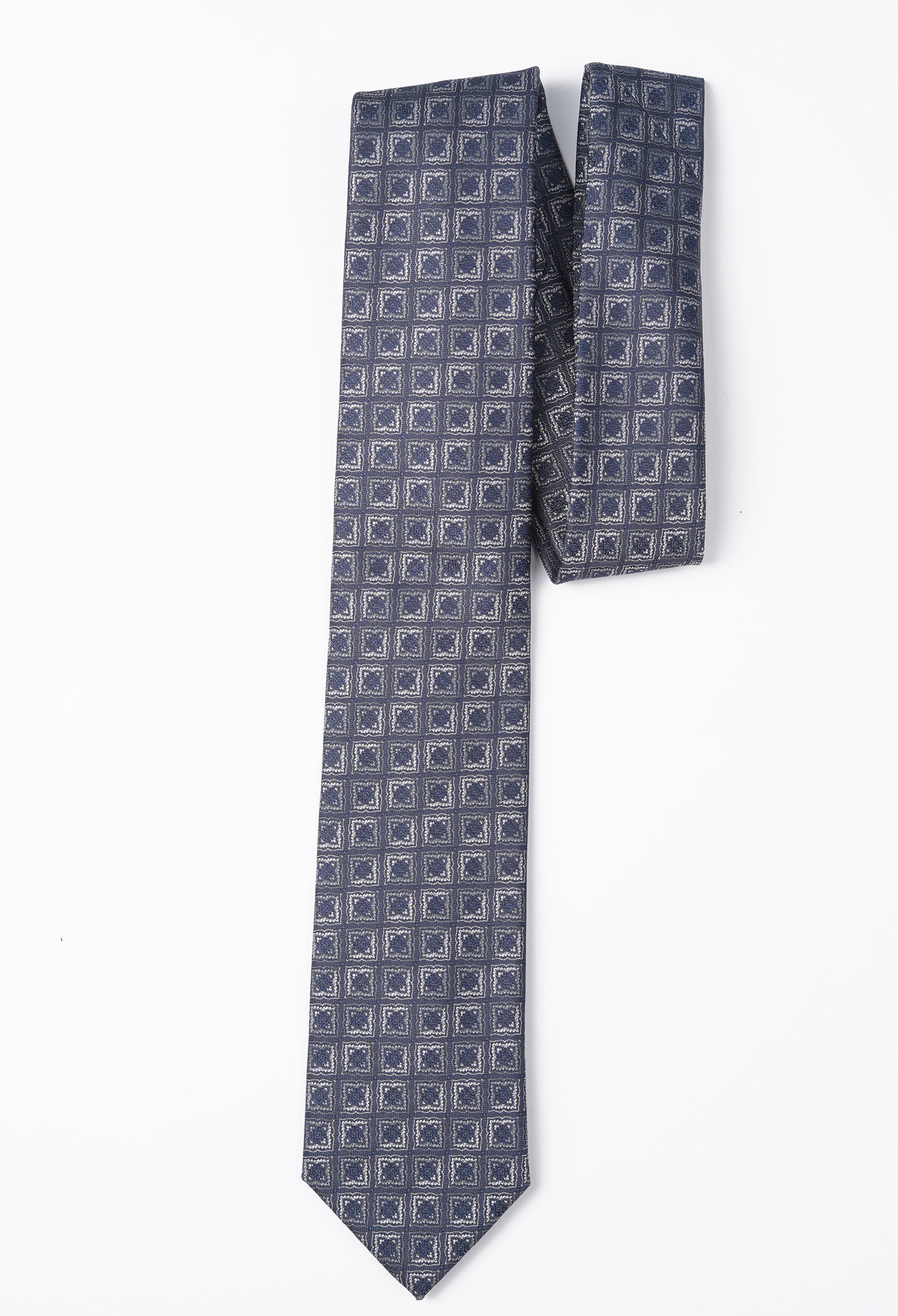 Greyish Blue Squar Tie