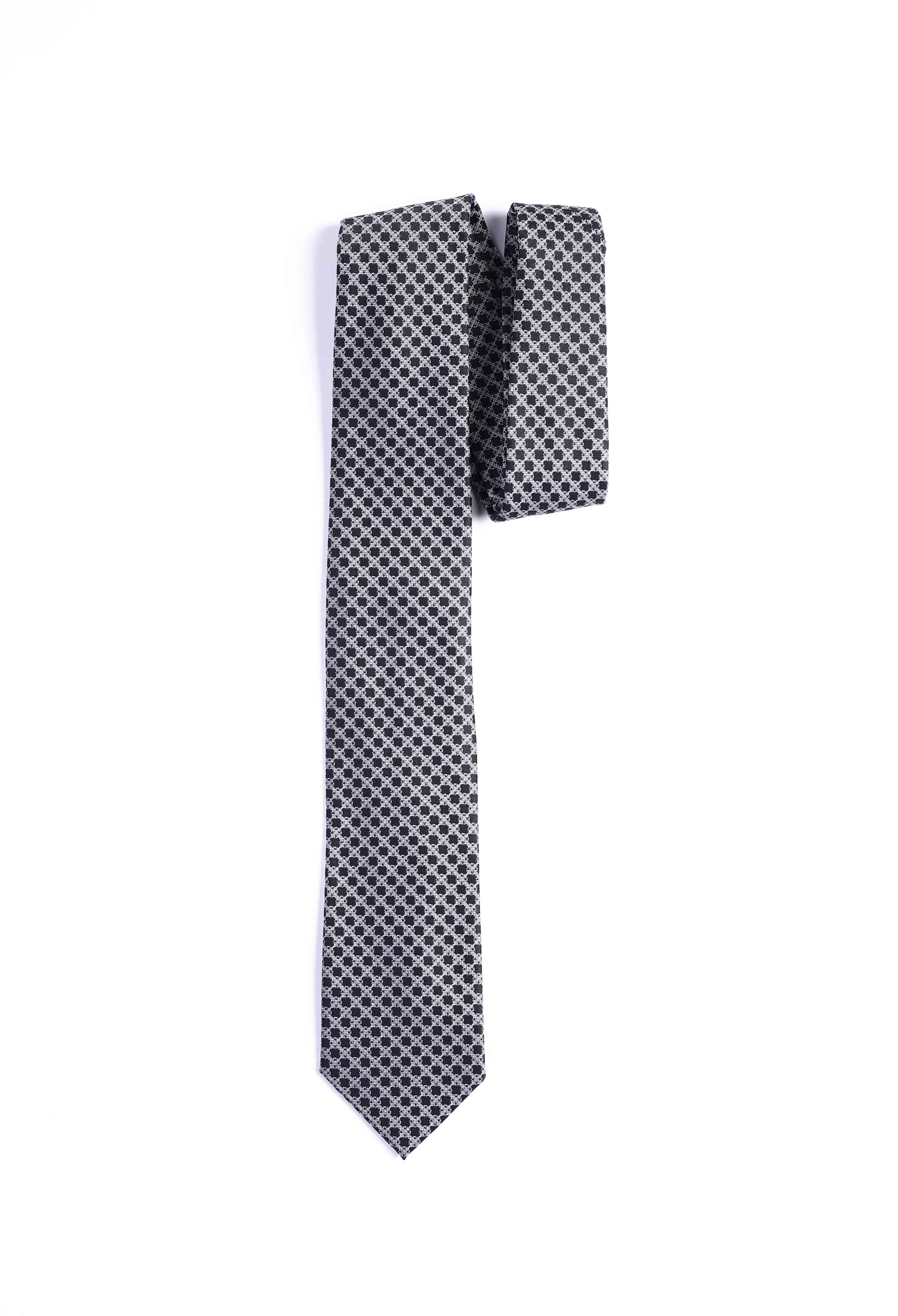 Grey Mist Foulard Tie