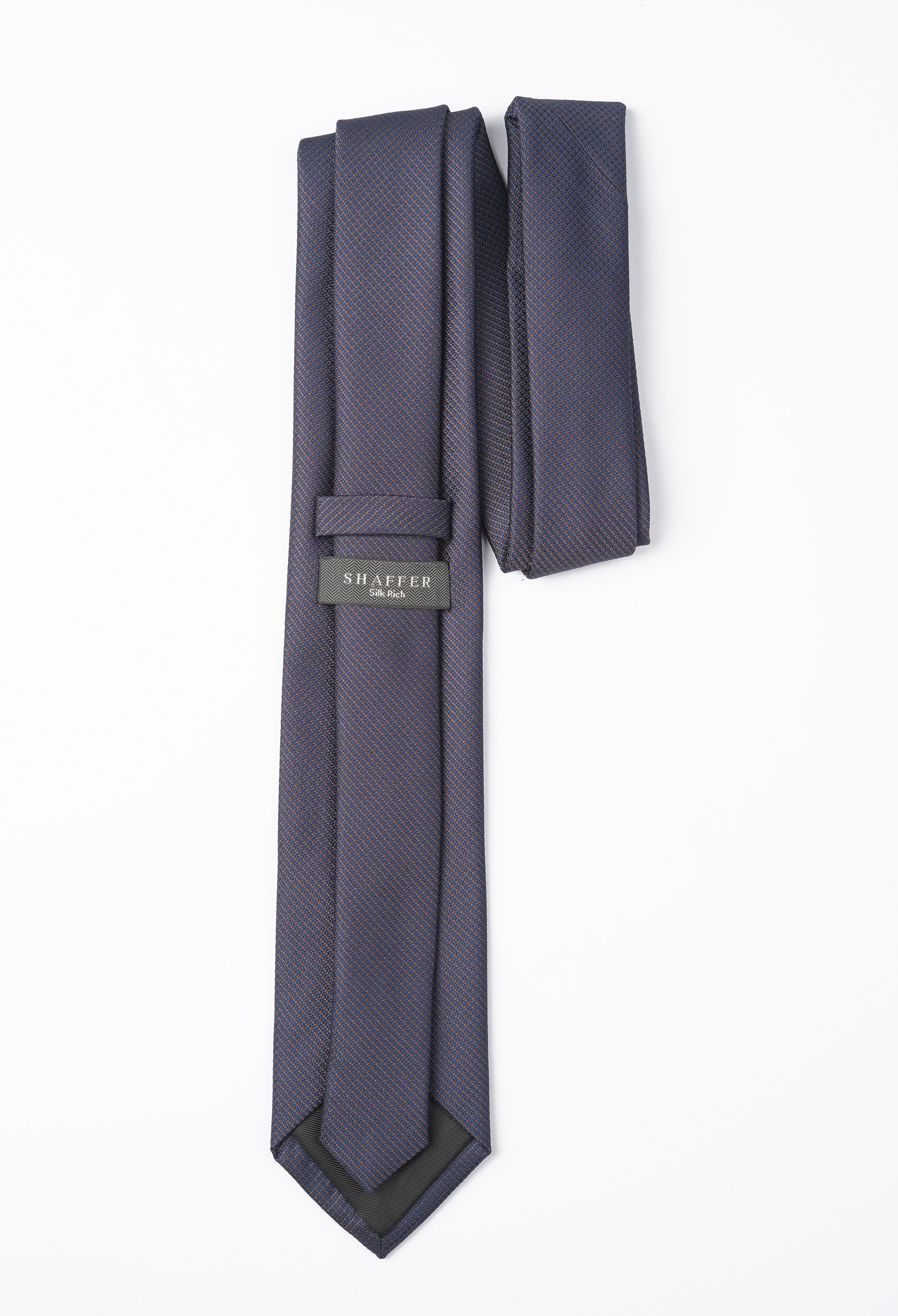 Dark Blue Pin Diagonal Tie