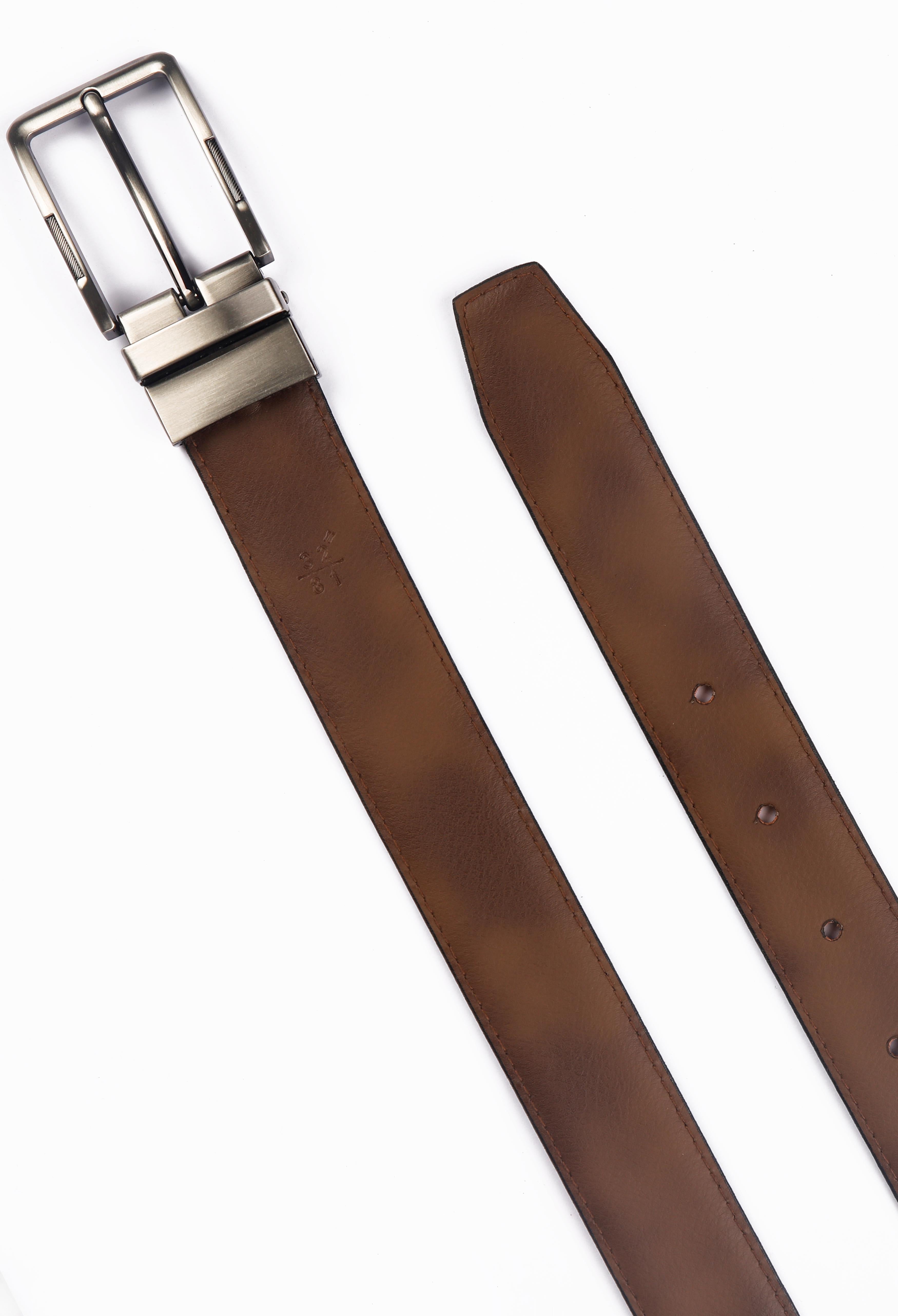 Cedar Brown PU Leather Belt