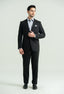 Jet Black Two Piece Suit