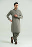 Sand Grey Detailing Kameez Shalwar