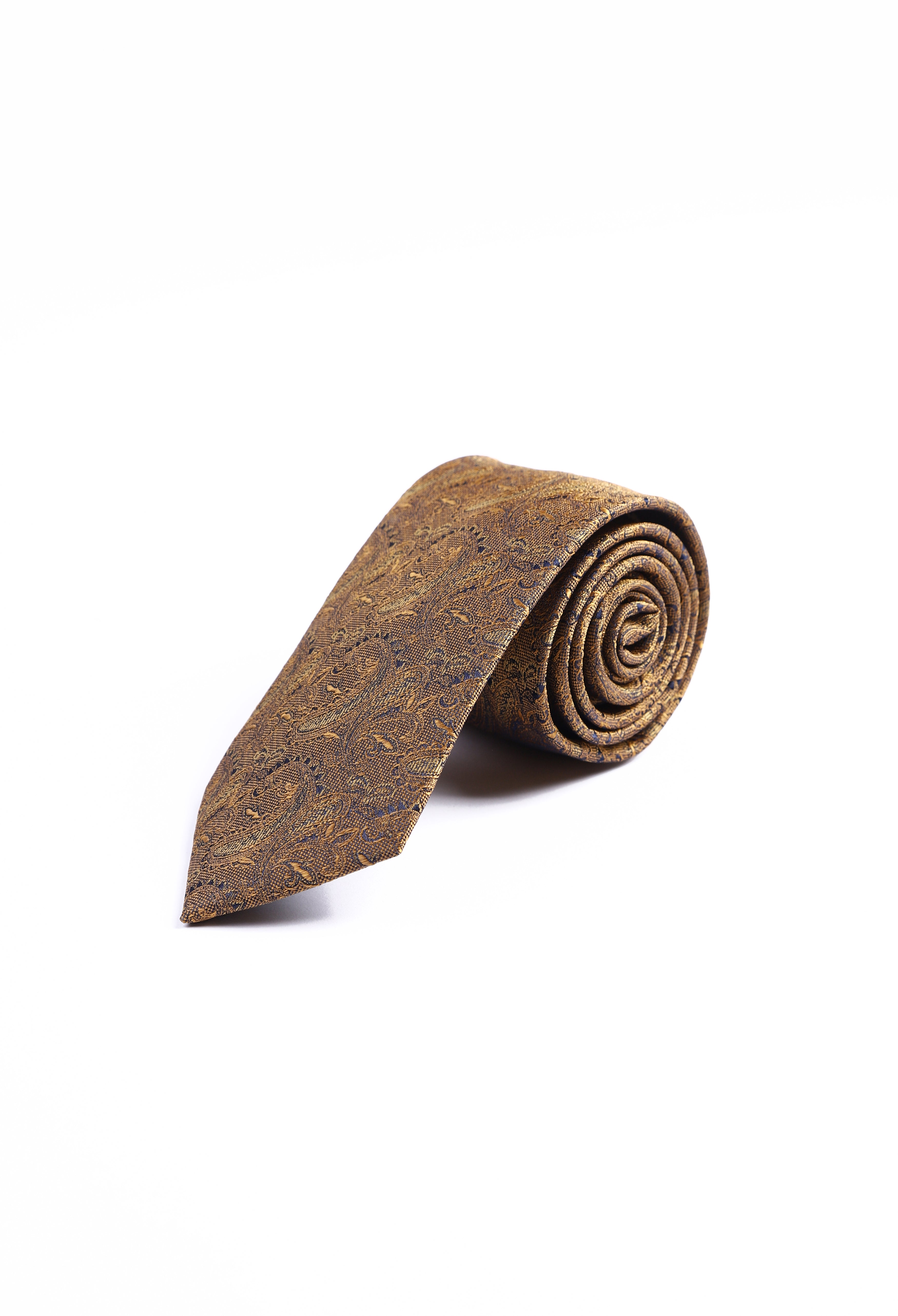Goldenrod Paisley Tie (TIE-000023)