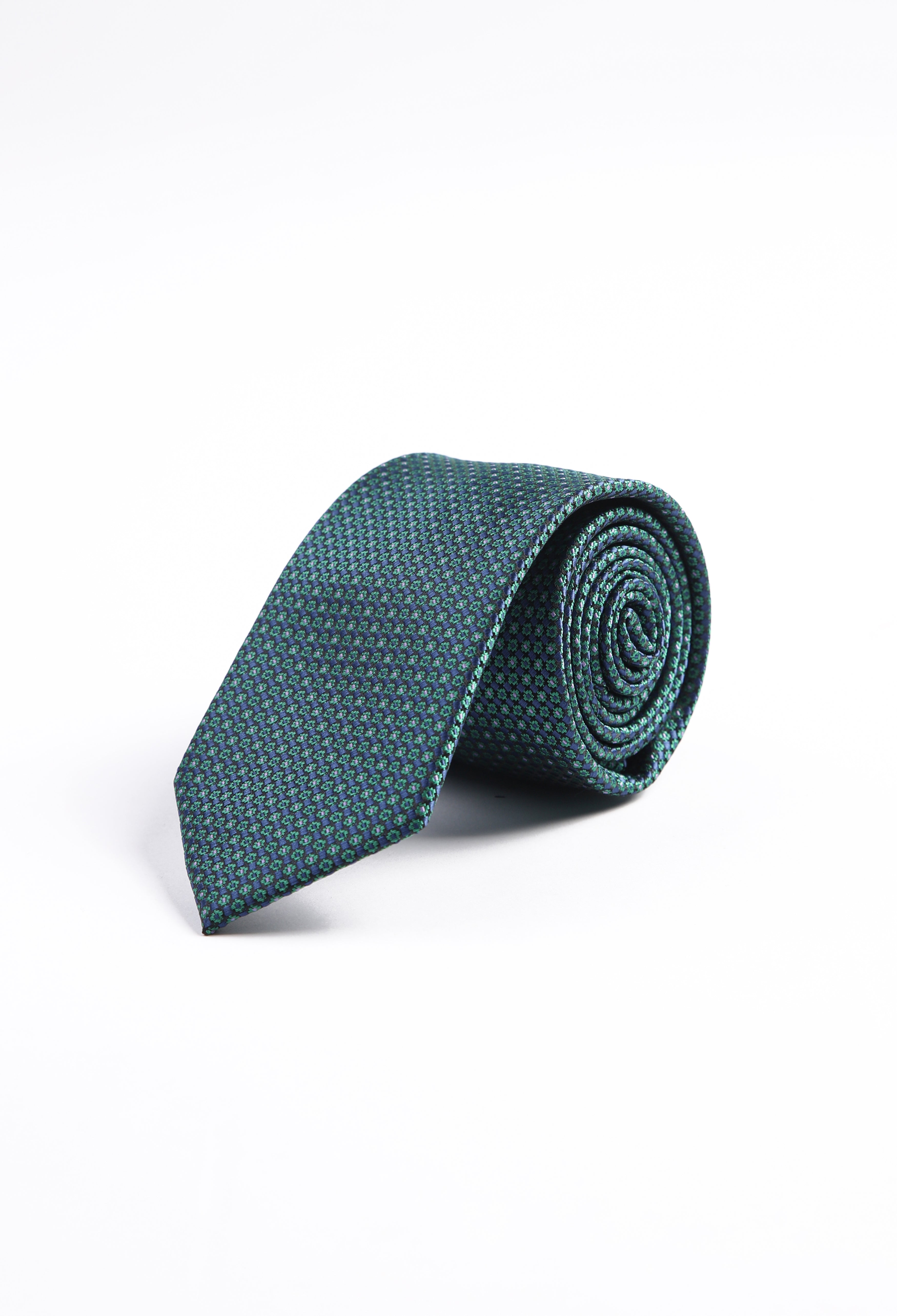 Pine Green Doted Tie
