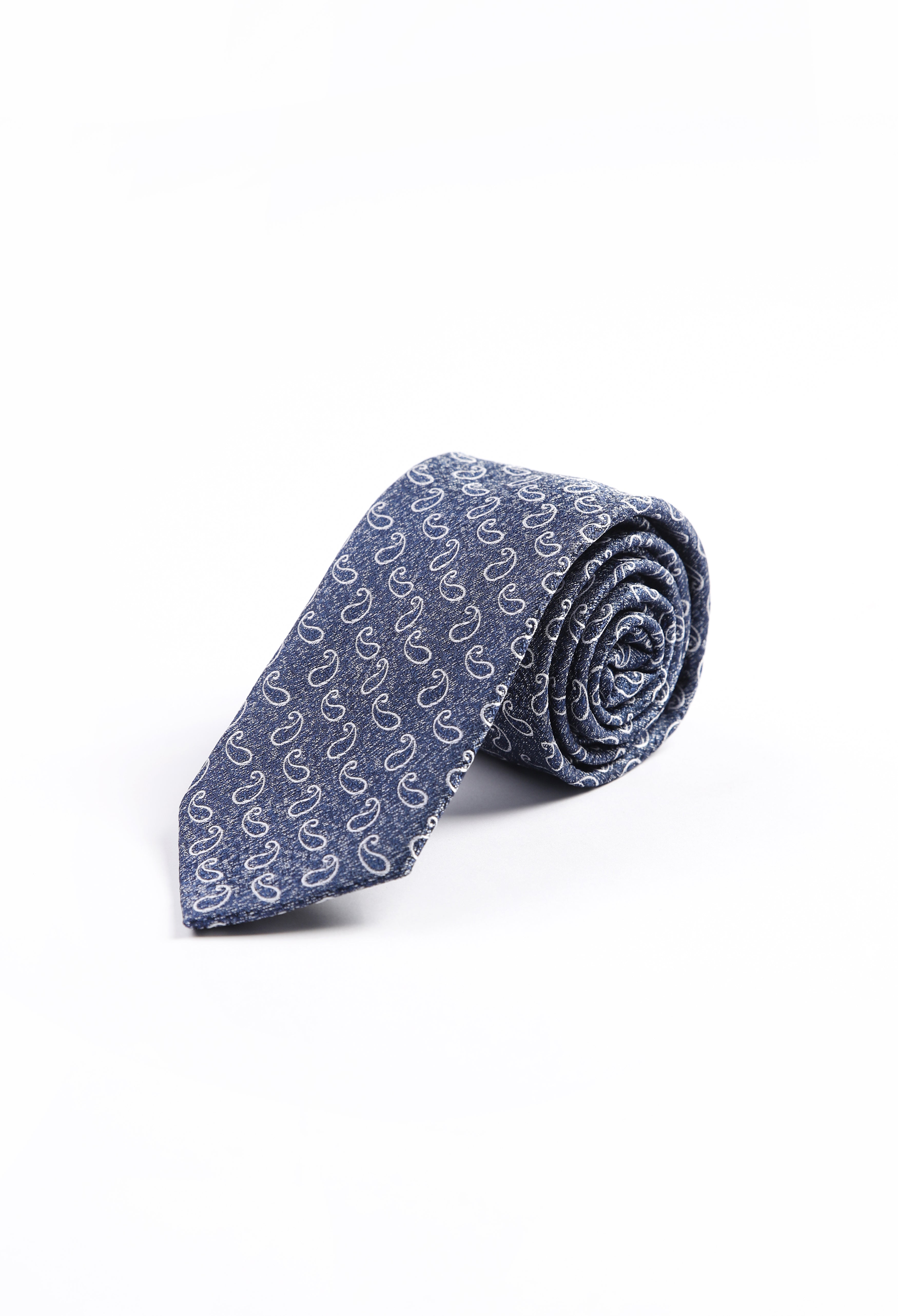 Philadelphia Blue Floral Tie (TIE-000031)
