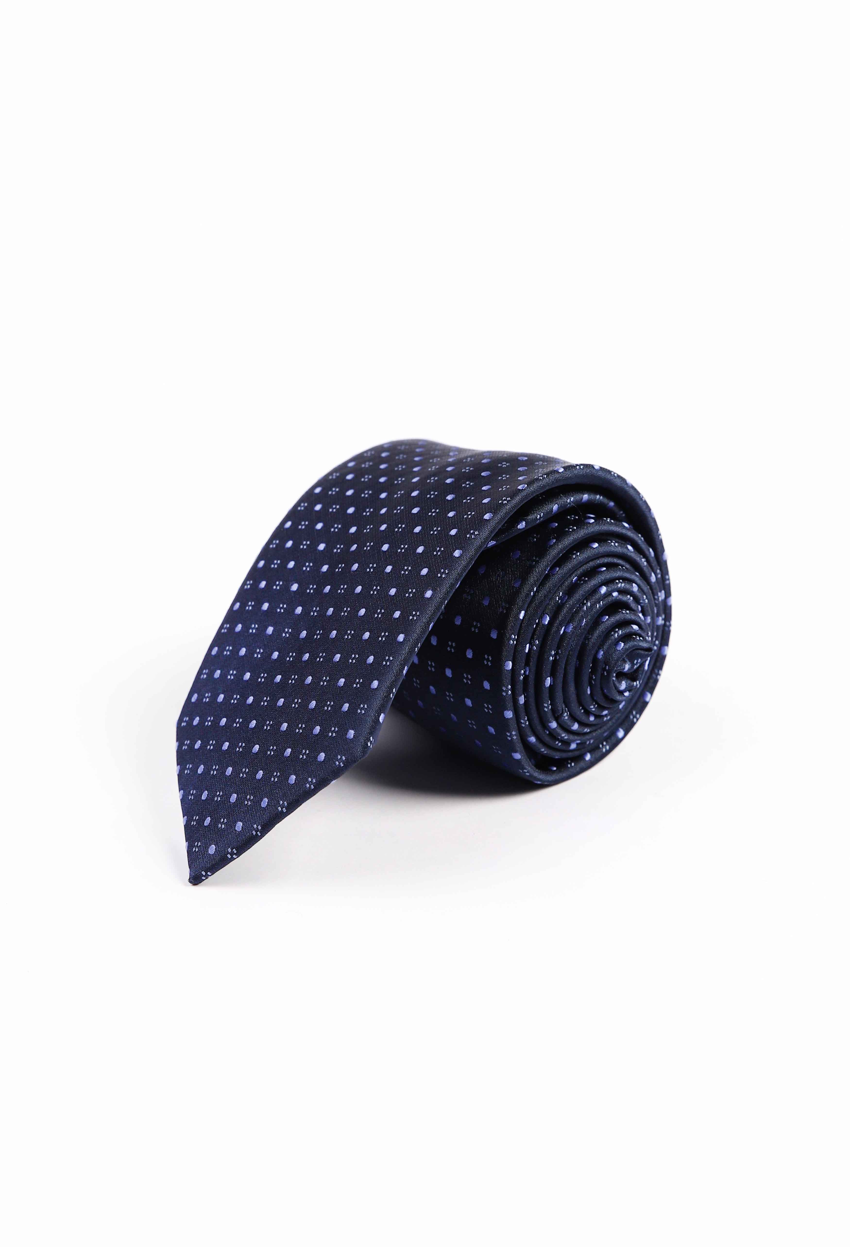 Kansas City Blue Pin Dot Tie (TIE-000024)