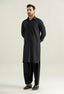 Dark Navy Blue Detailing Kameez Shalwar