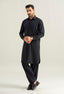 Navy Blue Detailing Kameez Shalwar