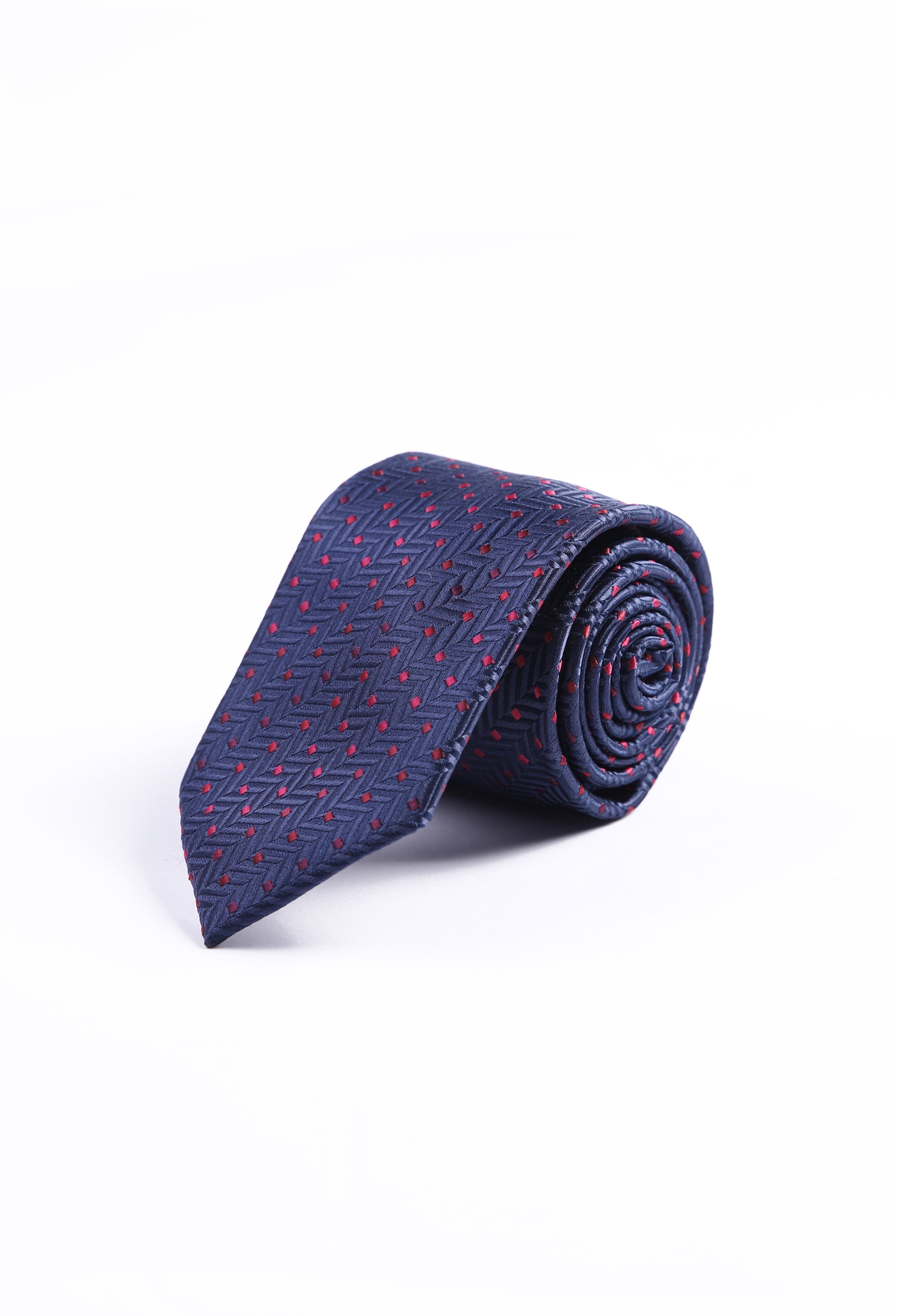 Vancouver Blue Zigzag Tie (TIE-000035)