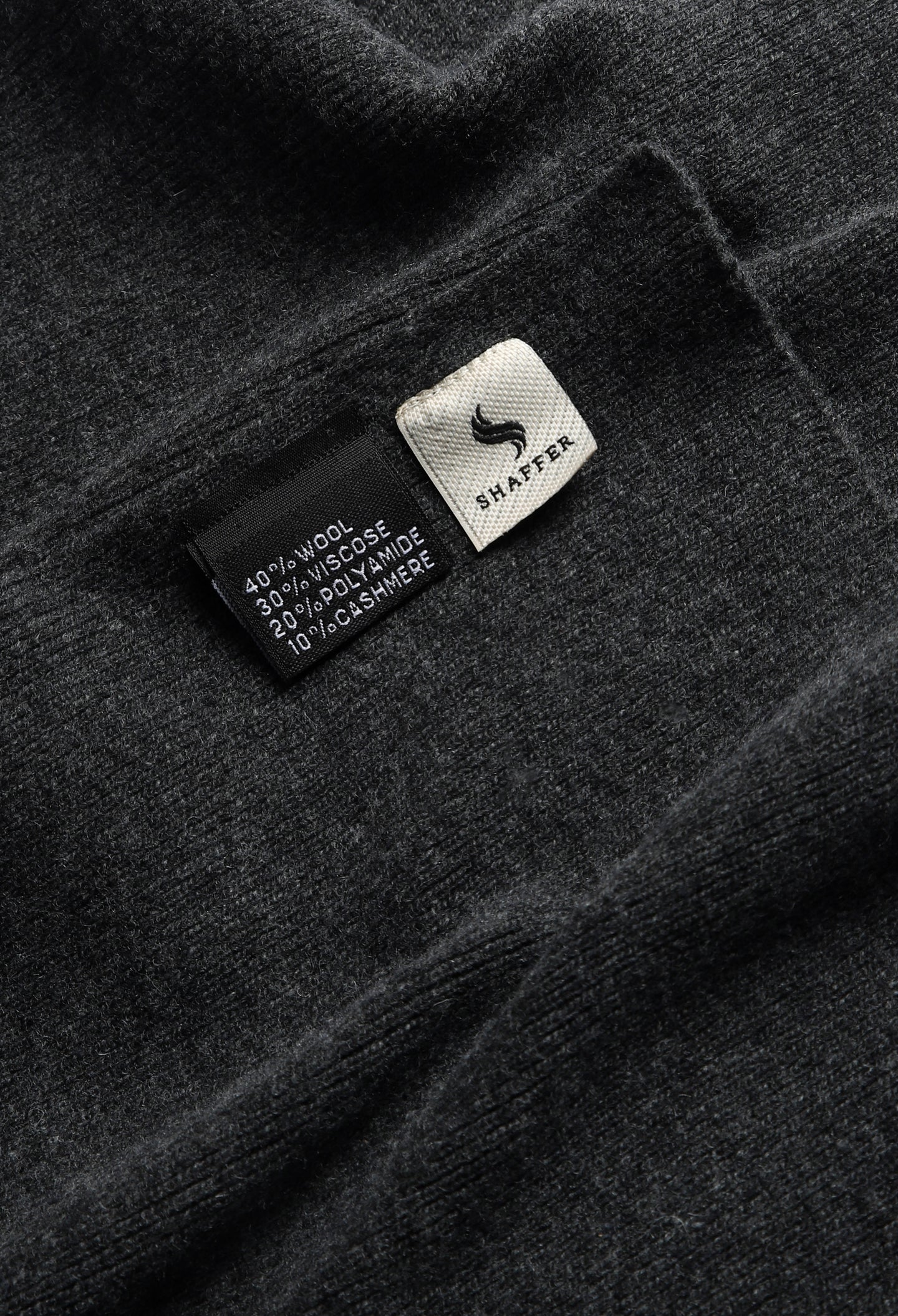 Ash Grey Plain Woolen Muffler