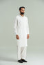 Off White Detailing Kameez Shalwar