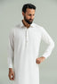 Off White Blended Kameez Shalwar