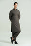 Dark Olive Detailing Kameez Shalwar