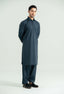 Space Blue Detailing Kameez Shalwar