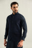 Cobalt Blue Waffle Knit Waistcoat